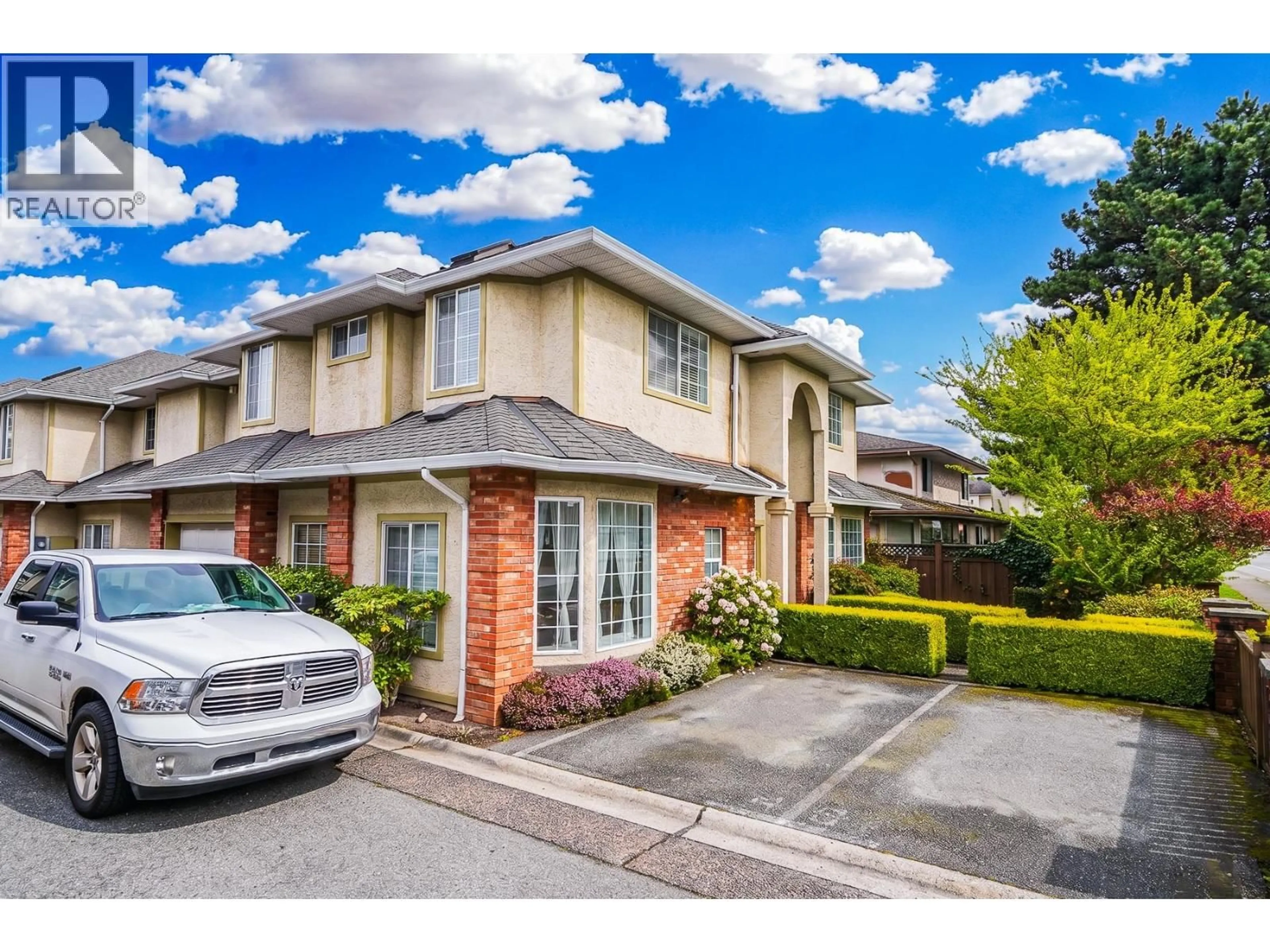 A pic from outside/outdoor area/front of a property/back of a property/a pic from drone, street for 4 - 9980 GREENLEES ROAD, Richmond British Columbia V7A1V4