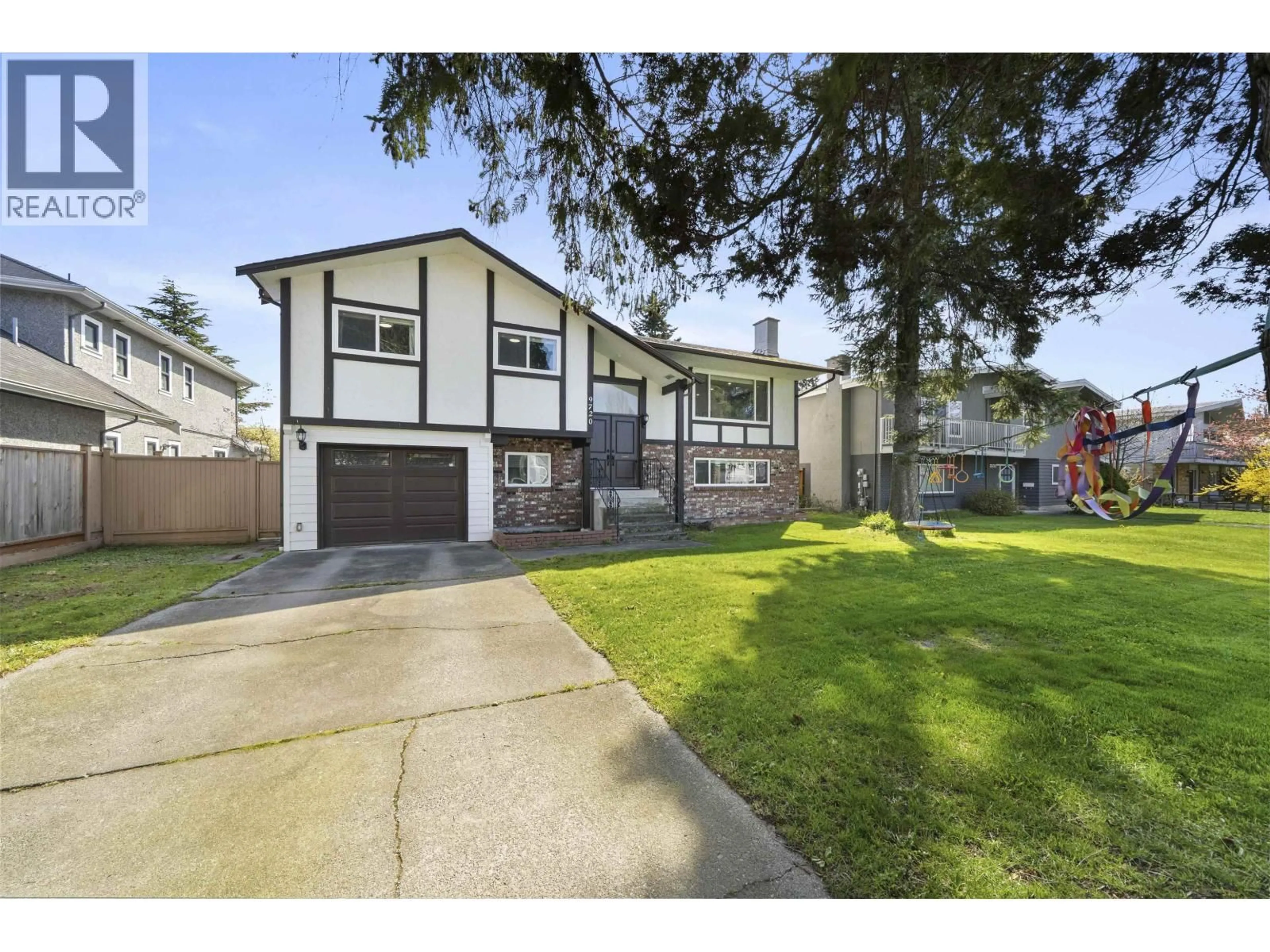 A pic from outside/outdoor area/front of a property/back of a property/a pic from drone, street for 9720 SEAGRAVE ROAD, Richmond British Columbia V7A3X8