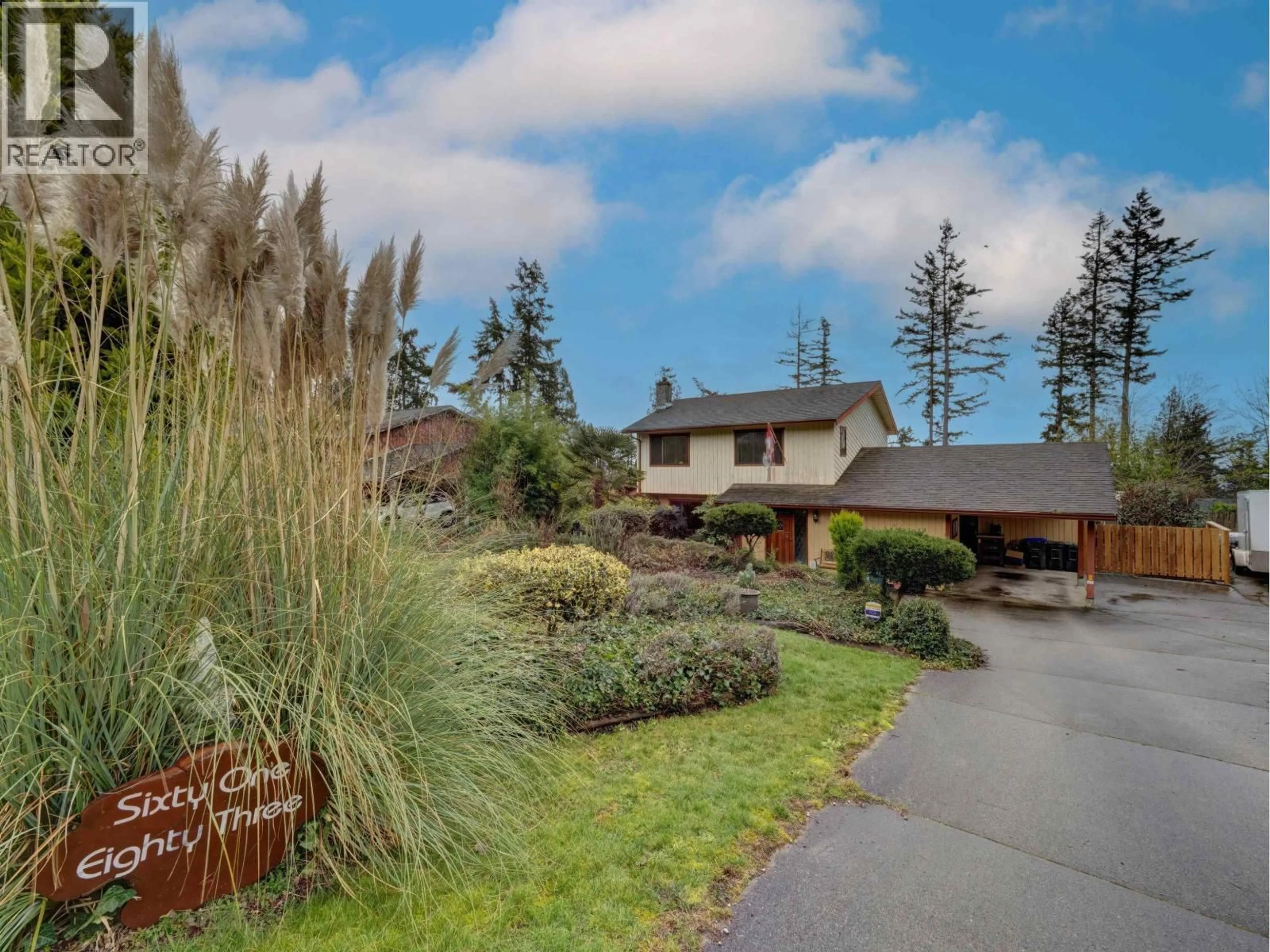 A pic from outside/outdoor area/front of a property/back of a property/a pic from drone, mountain view for 6183 BLIGH ROAD, Sechelt British Columbia V7Z0M1