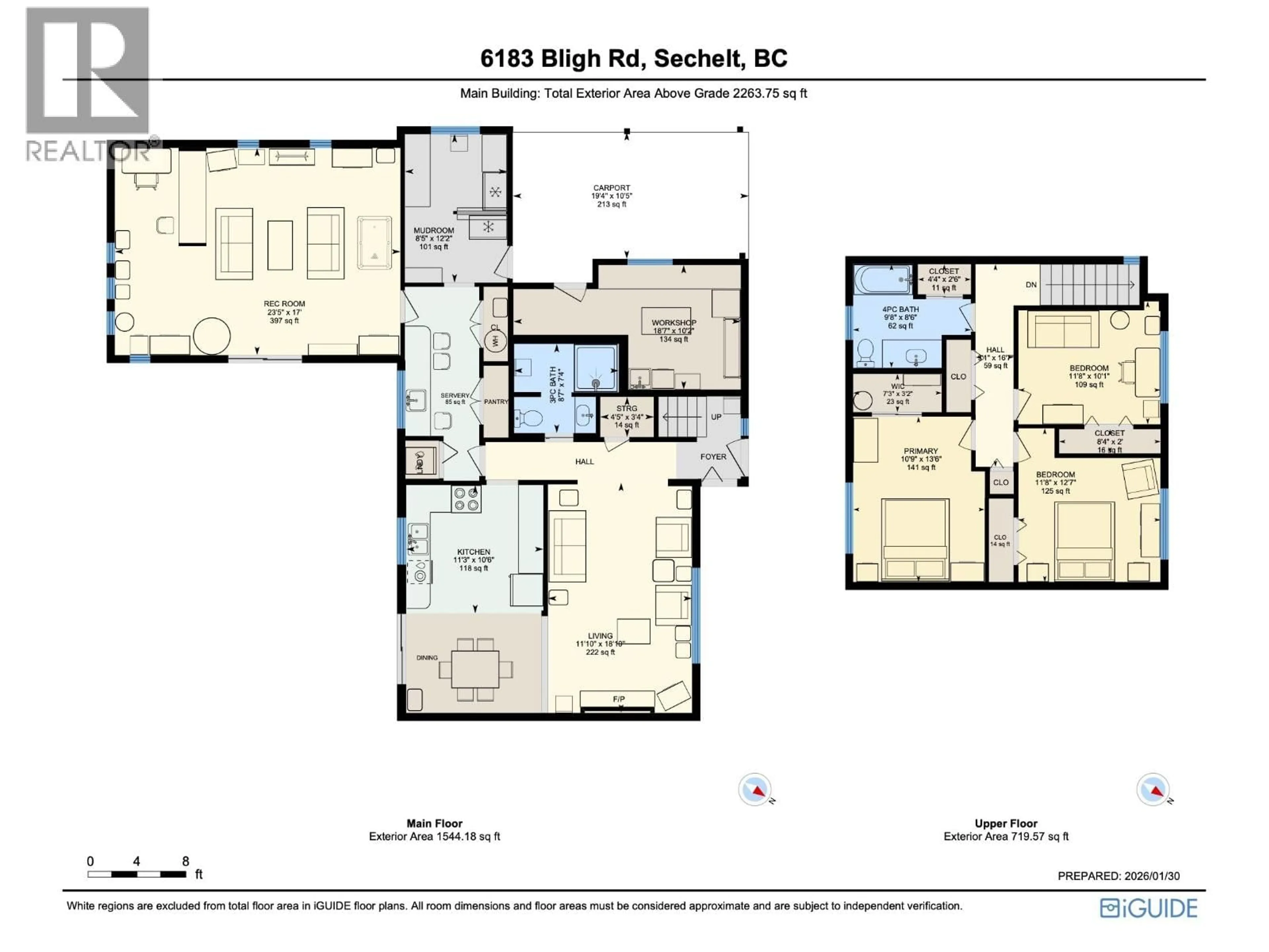 Floor plan for 6183 BLIGH ROAD, Sechelt British Columbia V7Z0M1