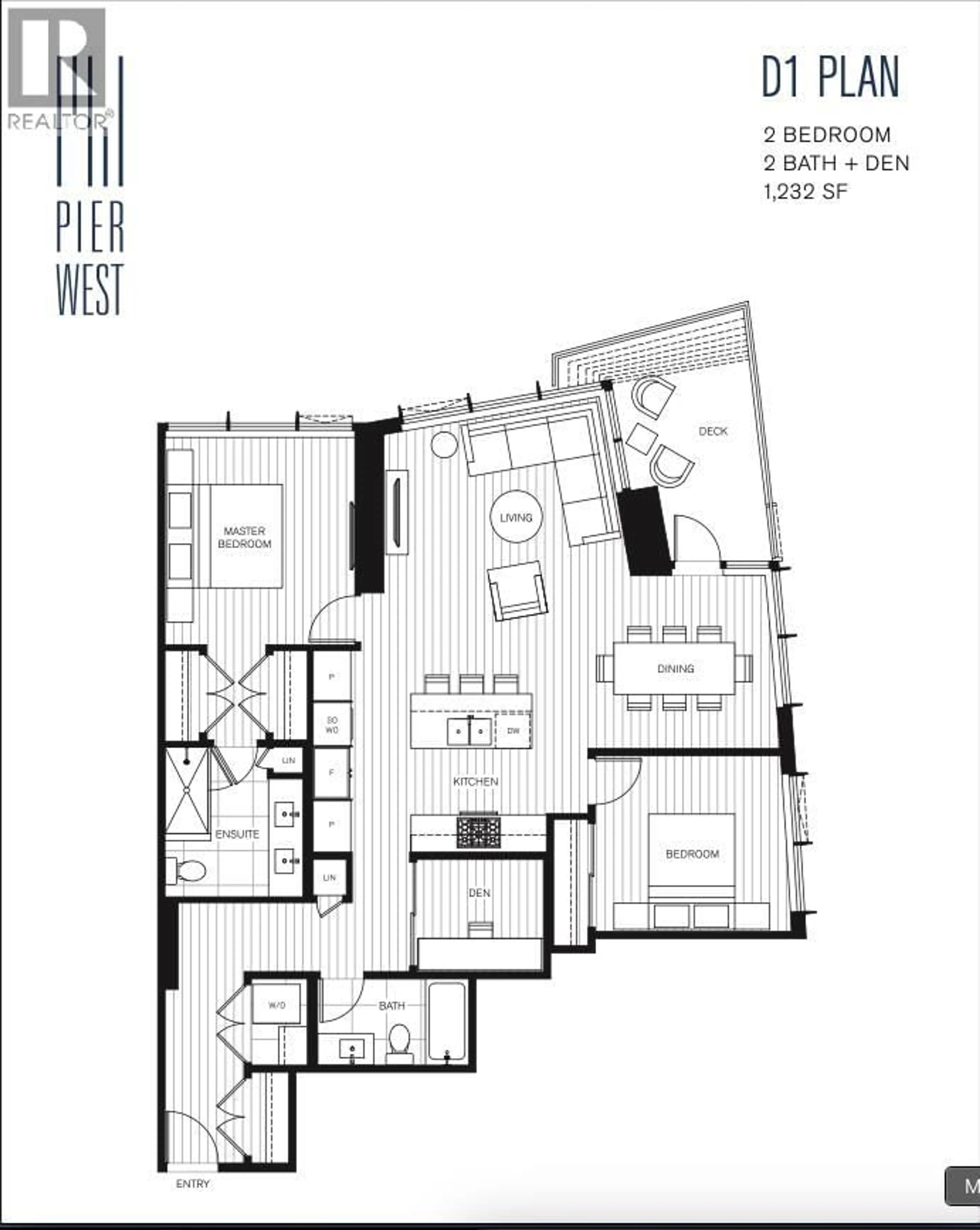 Floor plan for 2508 - 680 QUAYSIDE DRIVE, New Westminster British Columbia V3M0P2