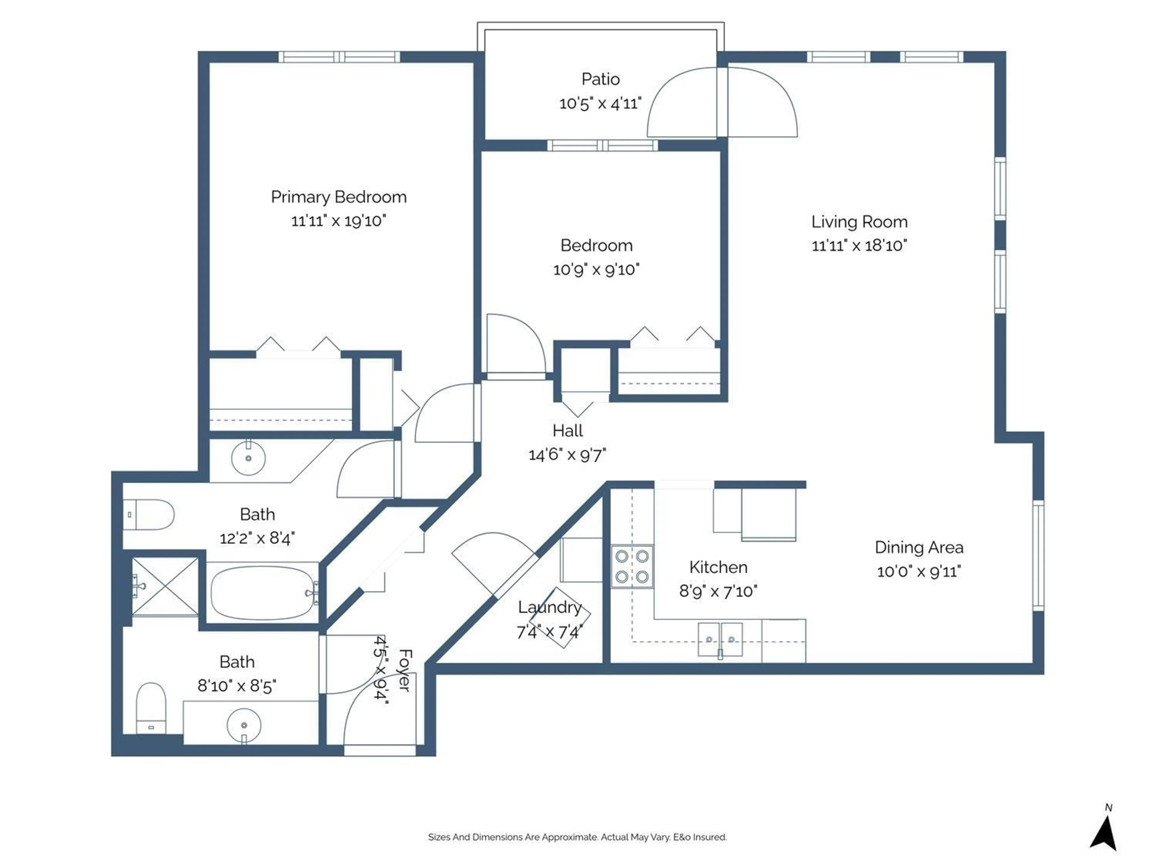 Floor plan for 111 - 45702 WATSON ROAD, Chilliwack British Columbia V2R3E6