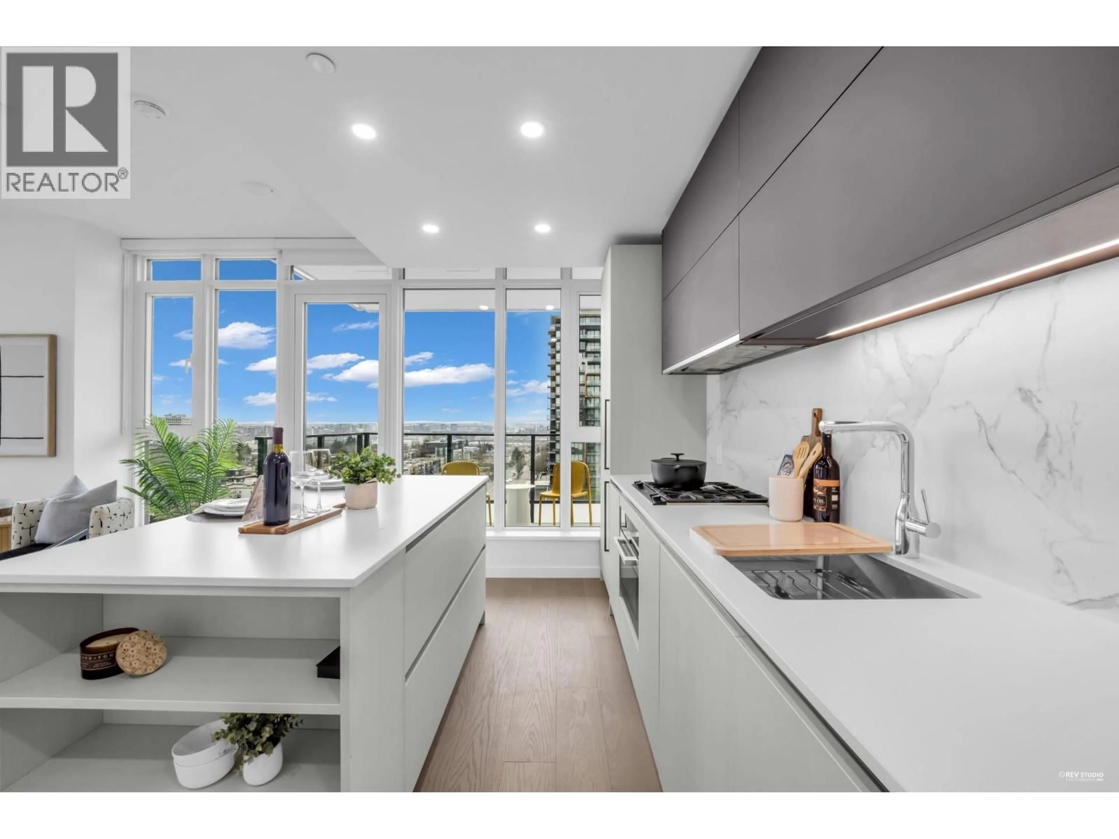 Contemporary kitchen, unknown for 705 - 8415 GRANVILLE STREET, Vancouver British Columbia V6P0M2