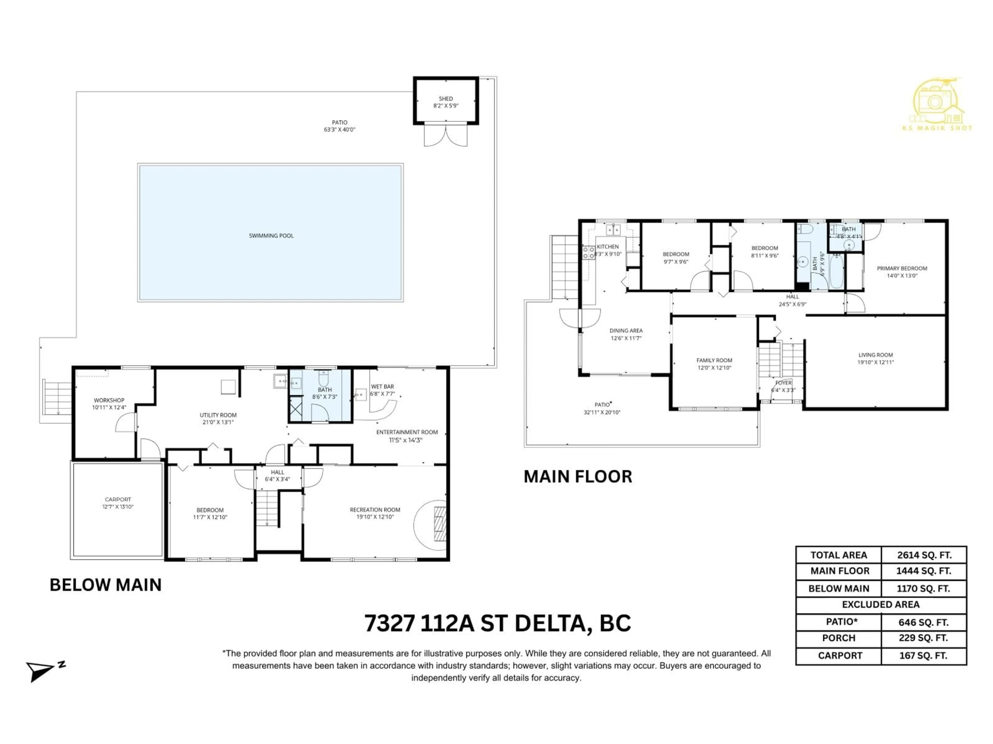 Floor plan for 7327 112A STREET, Delta British Columbia V4C4Y1