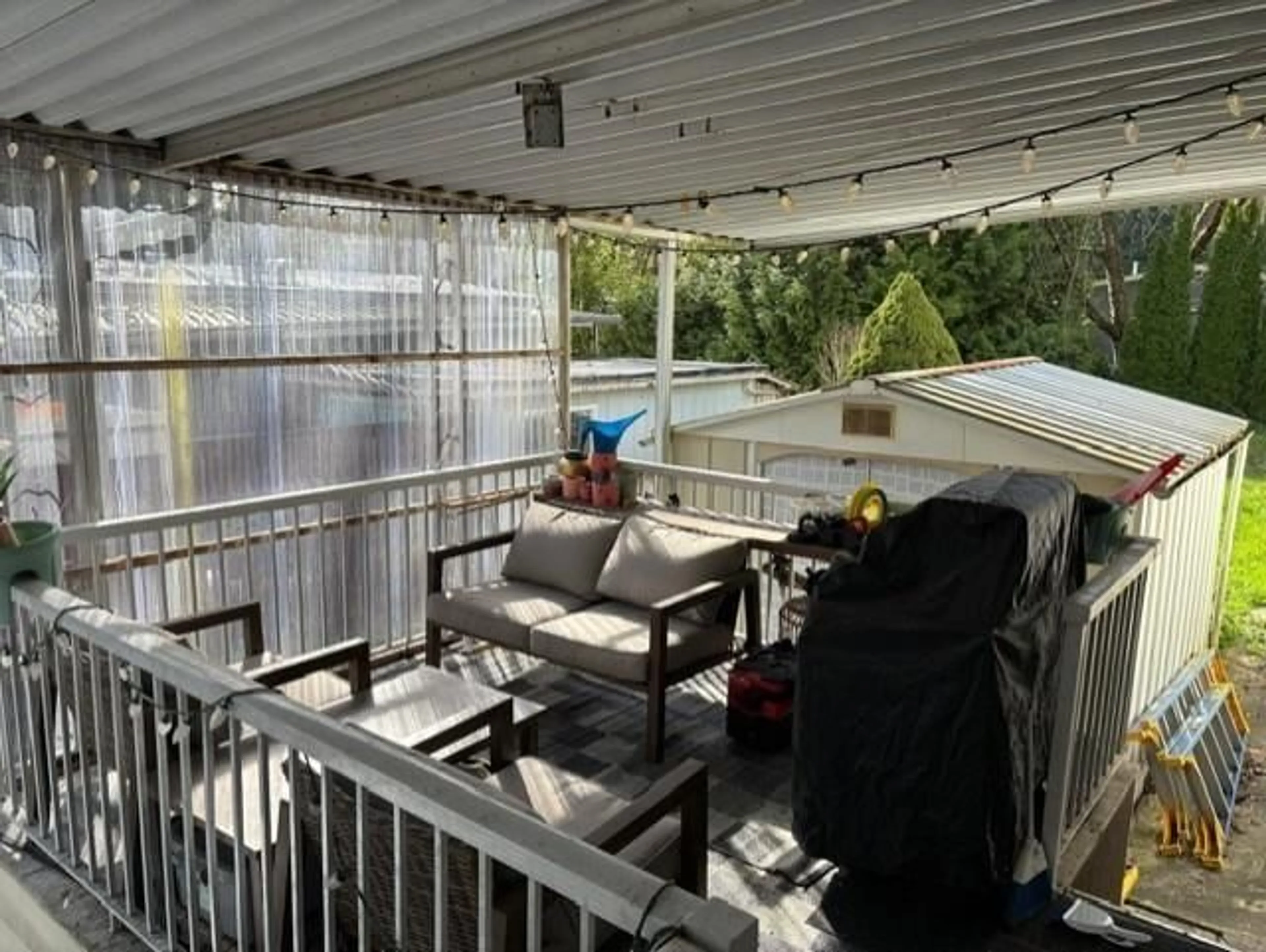 Balcony in the apartment, water/lake/river/ocean view for 46 - 8266 KING GEORGE BOULEVARD, Surrey British Columbia V3W5C2