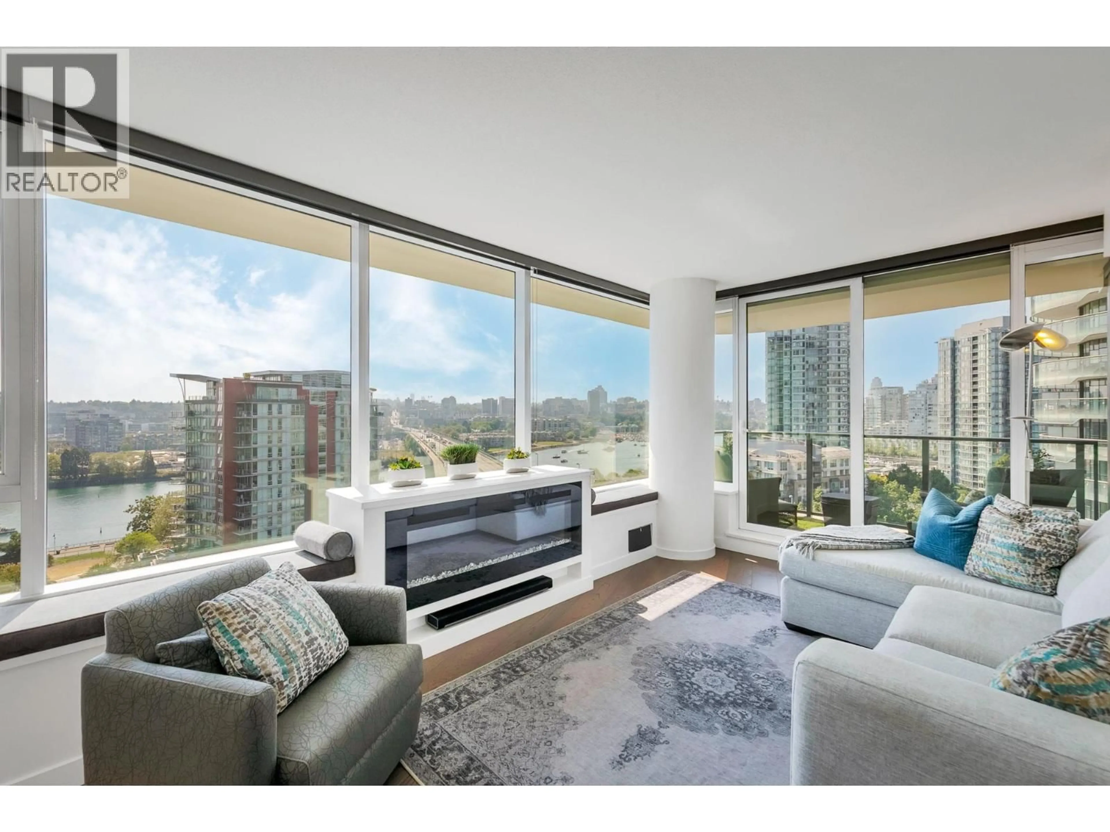 Living room with furniture, unknown for 1509 - 68 SMITHE STREET, Vancouver British Columbia V6B0P4