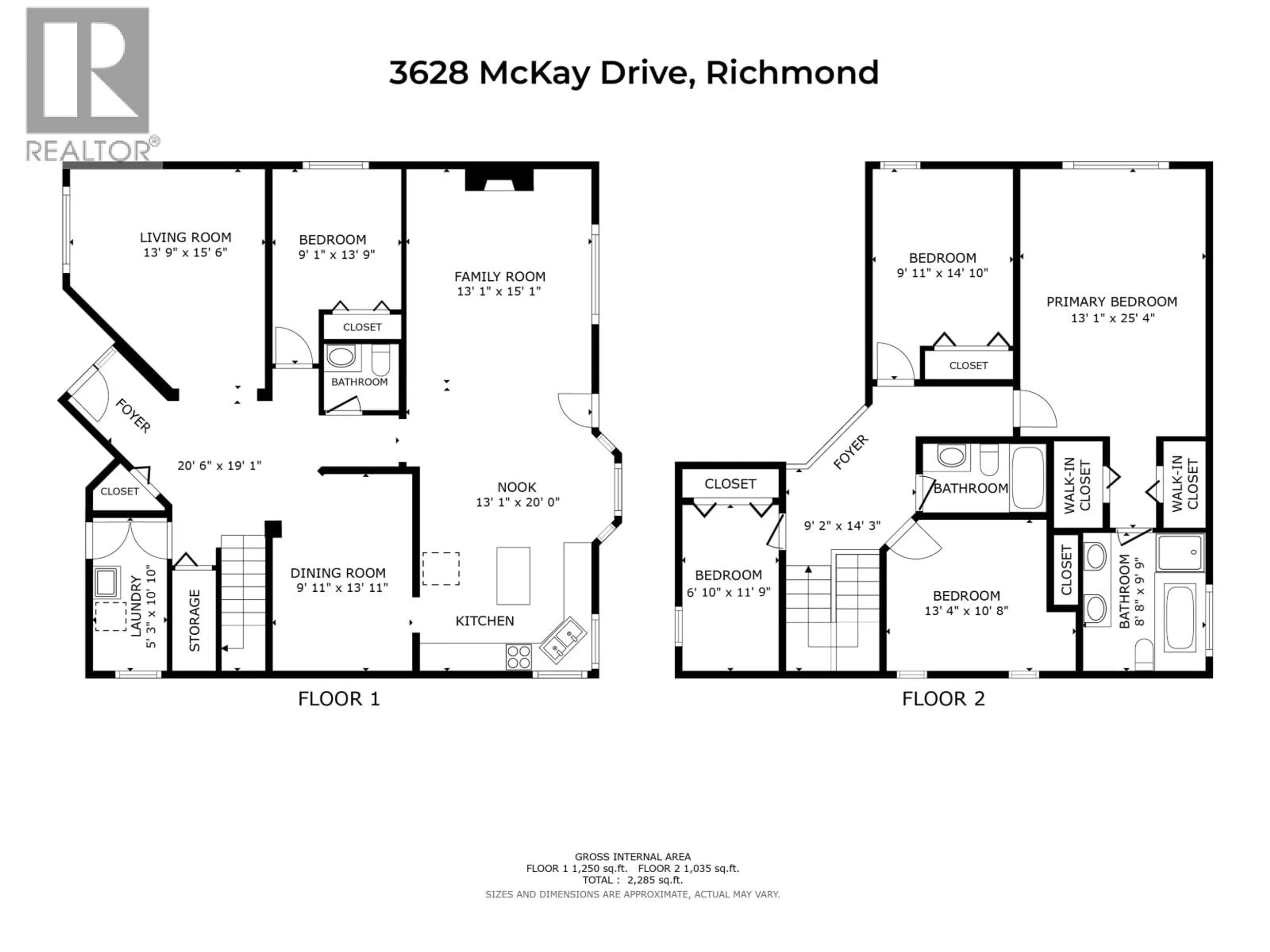 Floor plan for 3628 MCKAY DRIVE, Richmond British Columbia V6X3R7