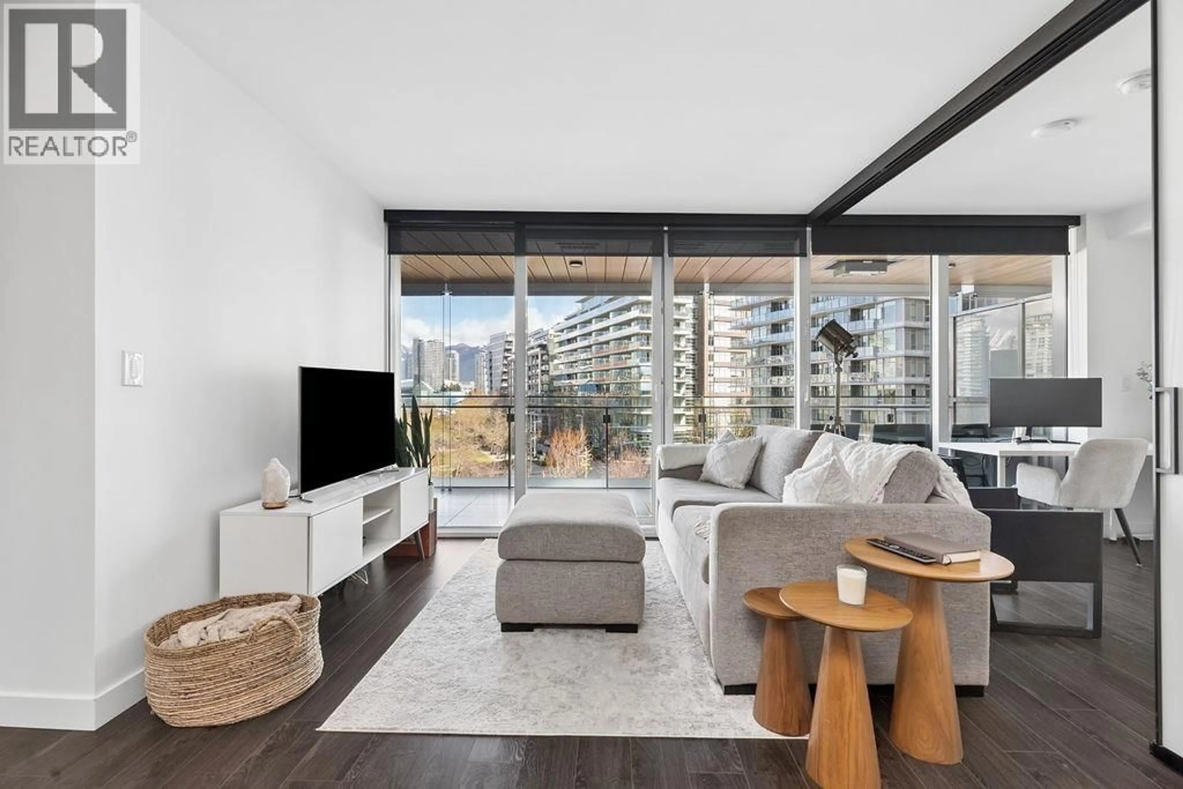 Living room with furniture, unknown for 507 - 1768 COOK STREET, Vancouver British Columbia V5Y0N3