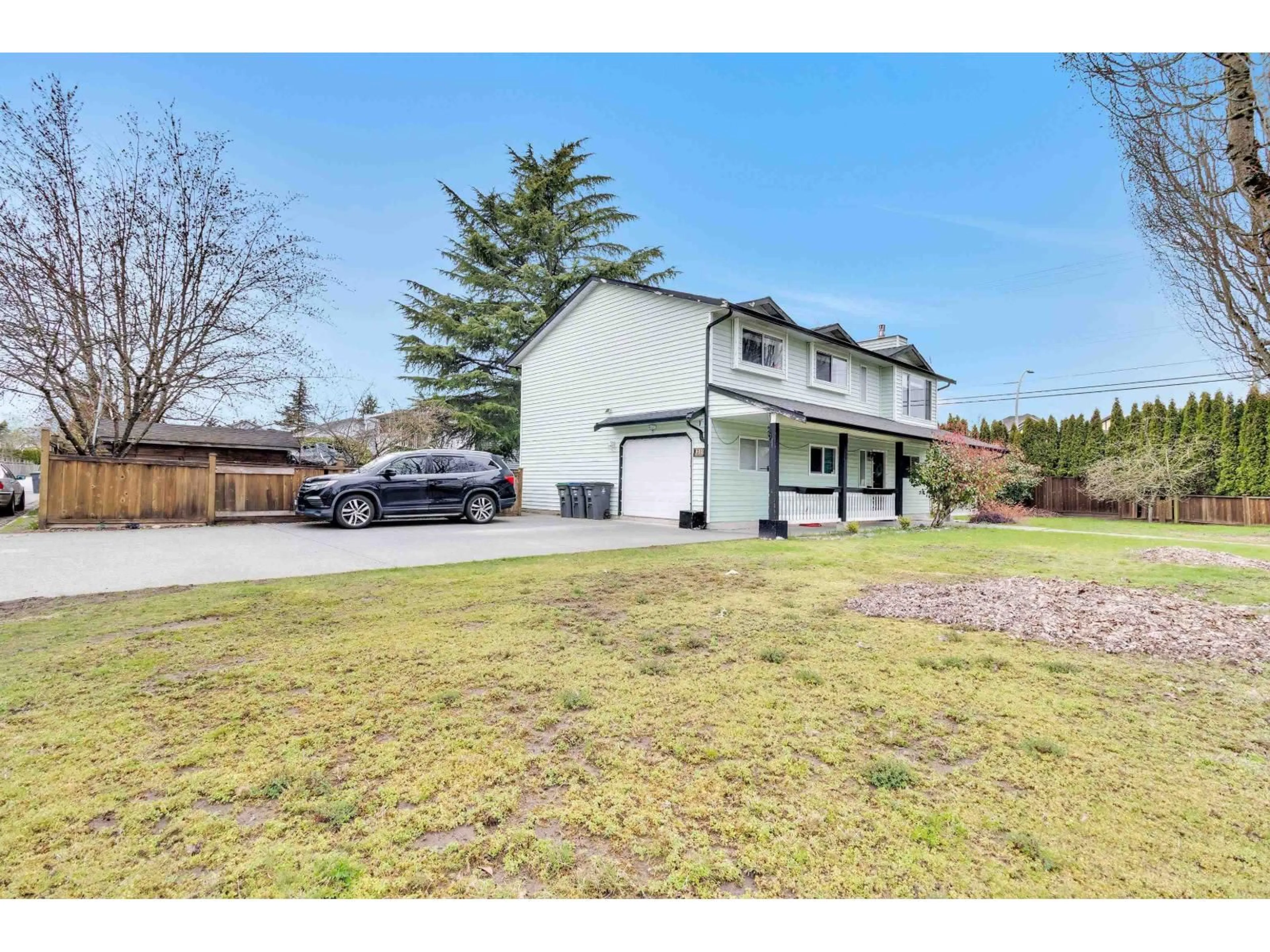 A pic from outside/outdoor area/front of a property/back of a property/a pic from drone, street for 6385 172 STREET, Surrey British Columbia V3S7C4