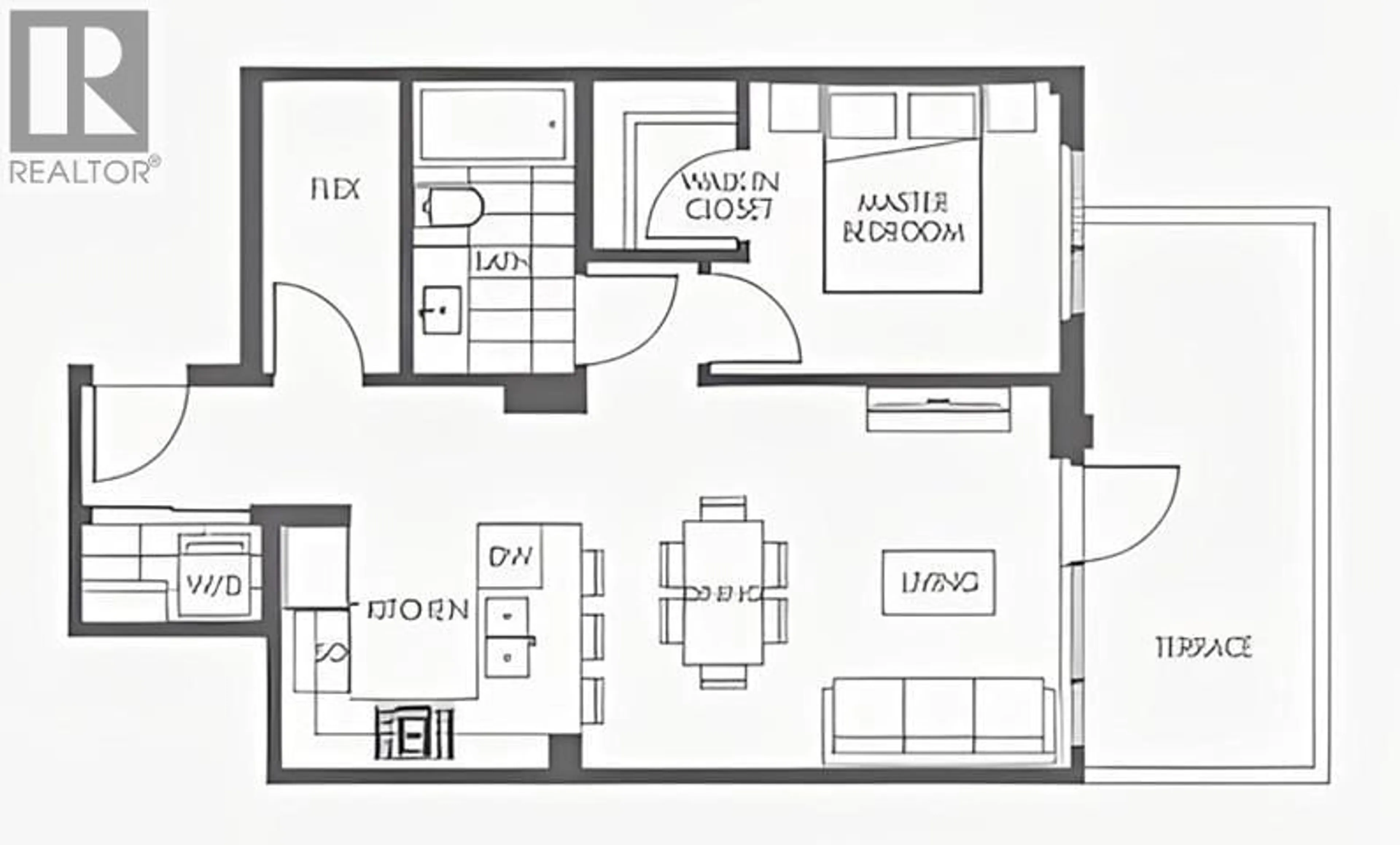 Floor plan for 102 - 4988 CAMBIE STREET, Vancouver British Columbia V5Z2Z5