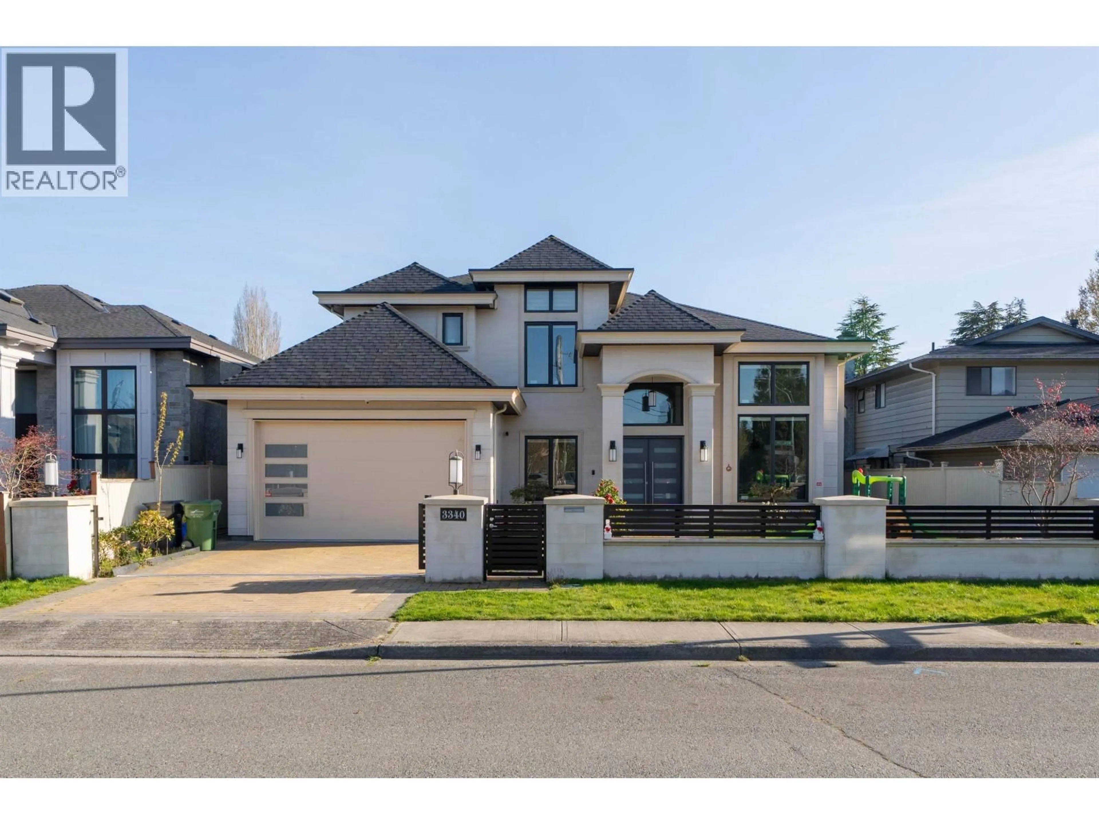 Home with brick exterior material, street for 3340 MORESBY DRIVE, Richmond British Columbia V7C4G5