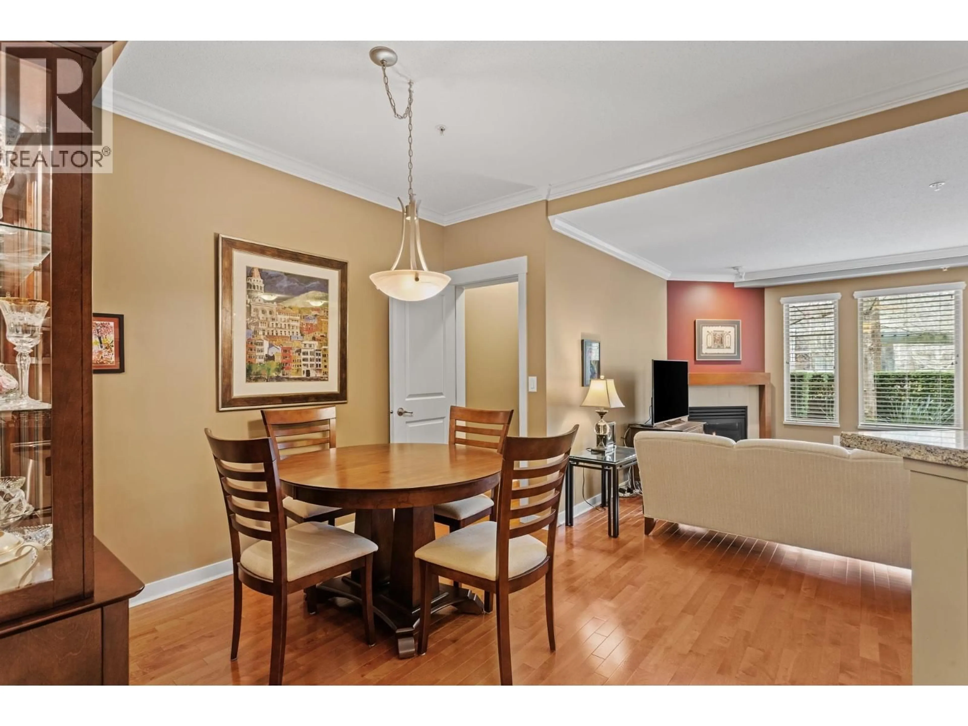 Dining room, wood/laminate floor for 6238 LOGAN LANE, Vancouver British Columbia V6T2K9