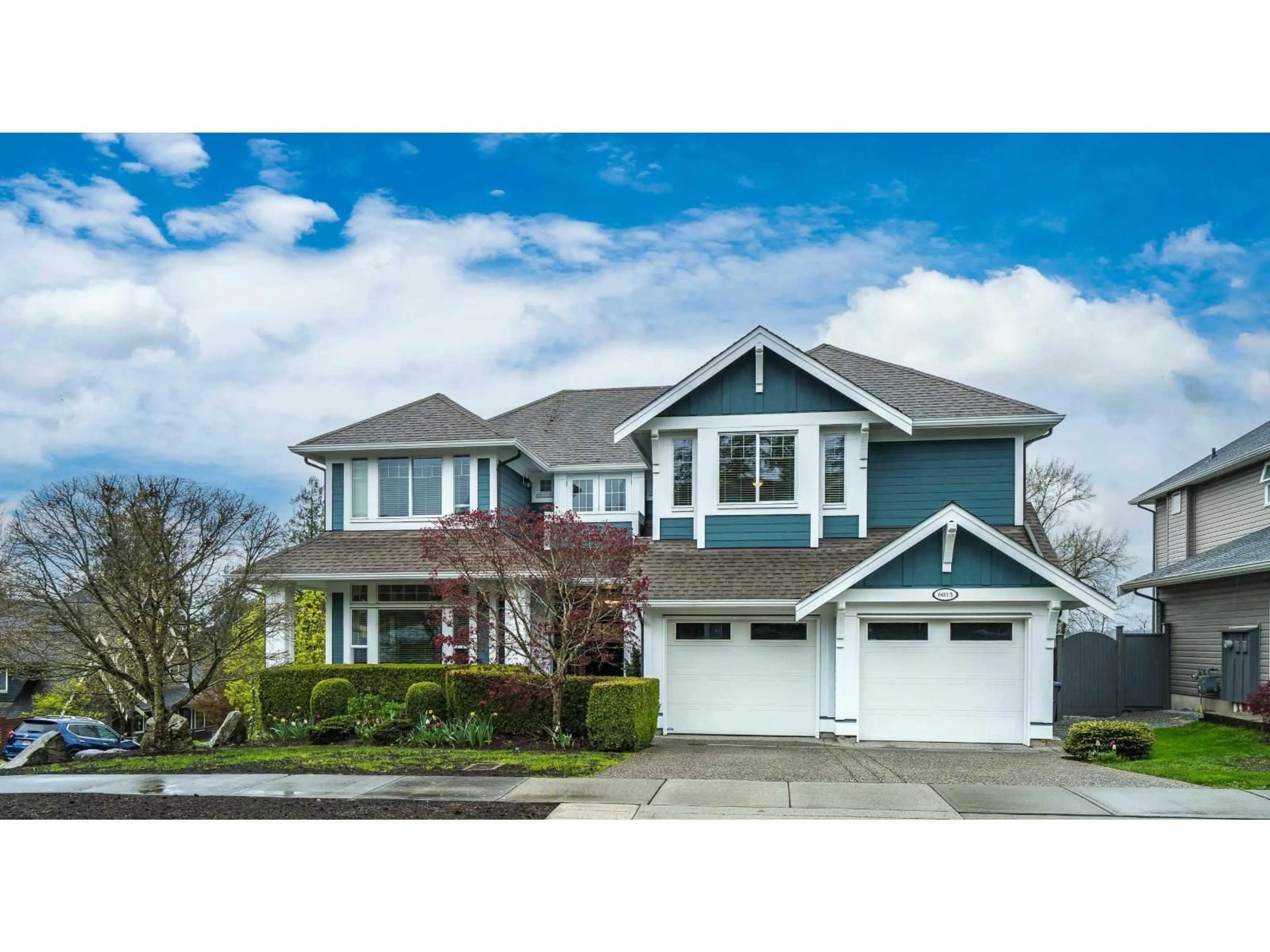 Home with vinyl exterior material, street for 6015 163 STREET, Surrey British Columbia V3S1S5