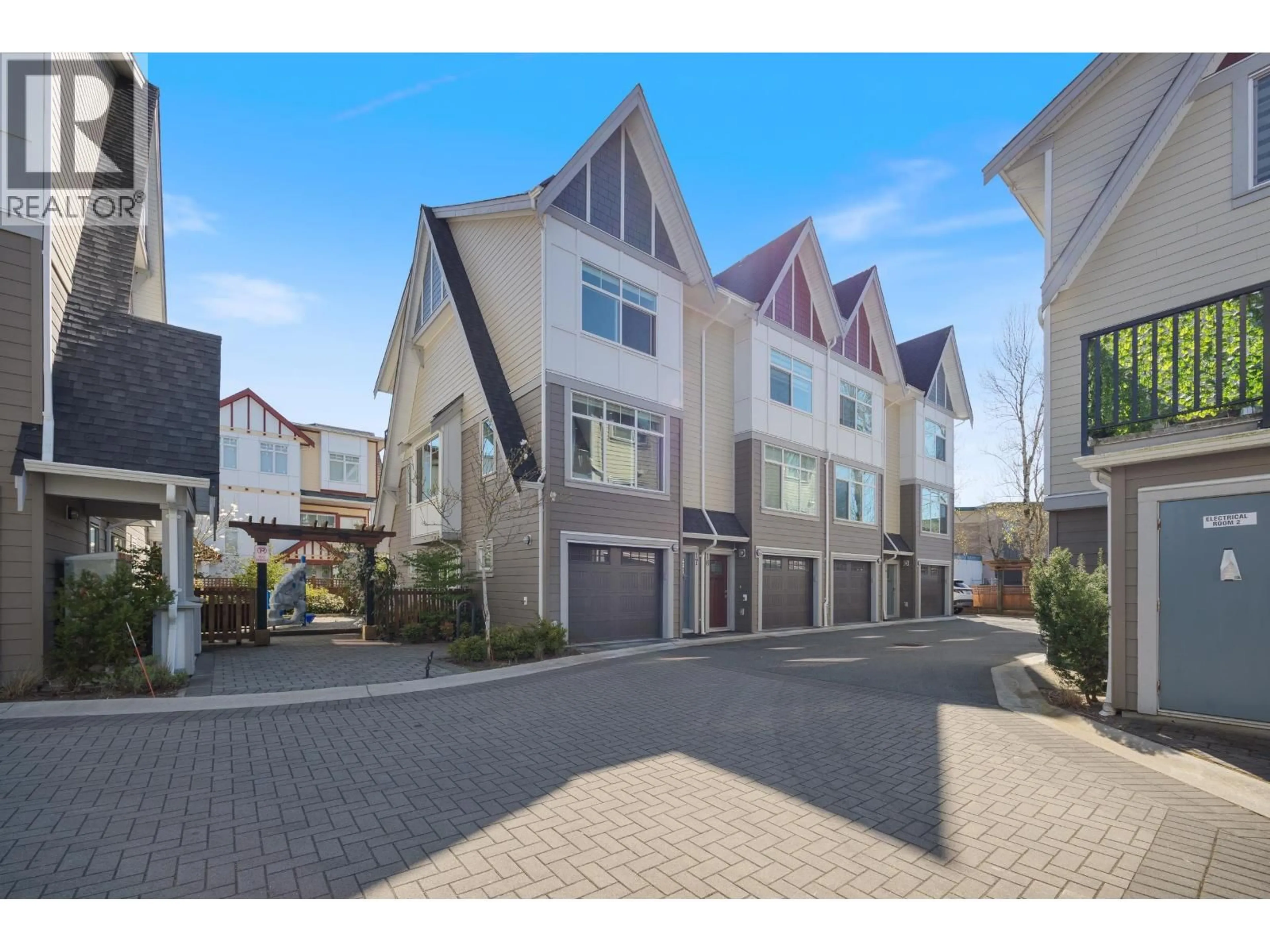 A pic from outside/outdoor area/front of a property/back of a property/a pic from drone, street for 17 - 9728 ALBERTA ROAD, Richmond British Columbia V6Y0J2