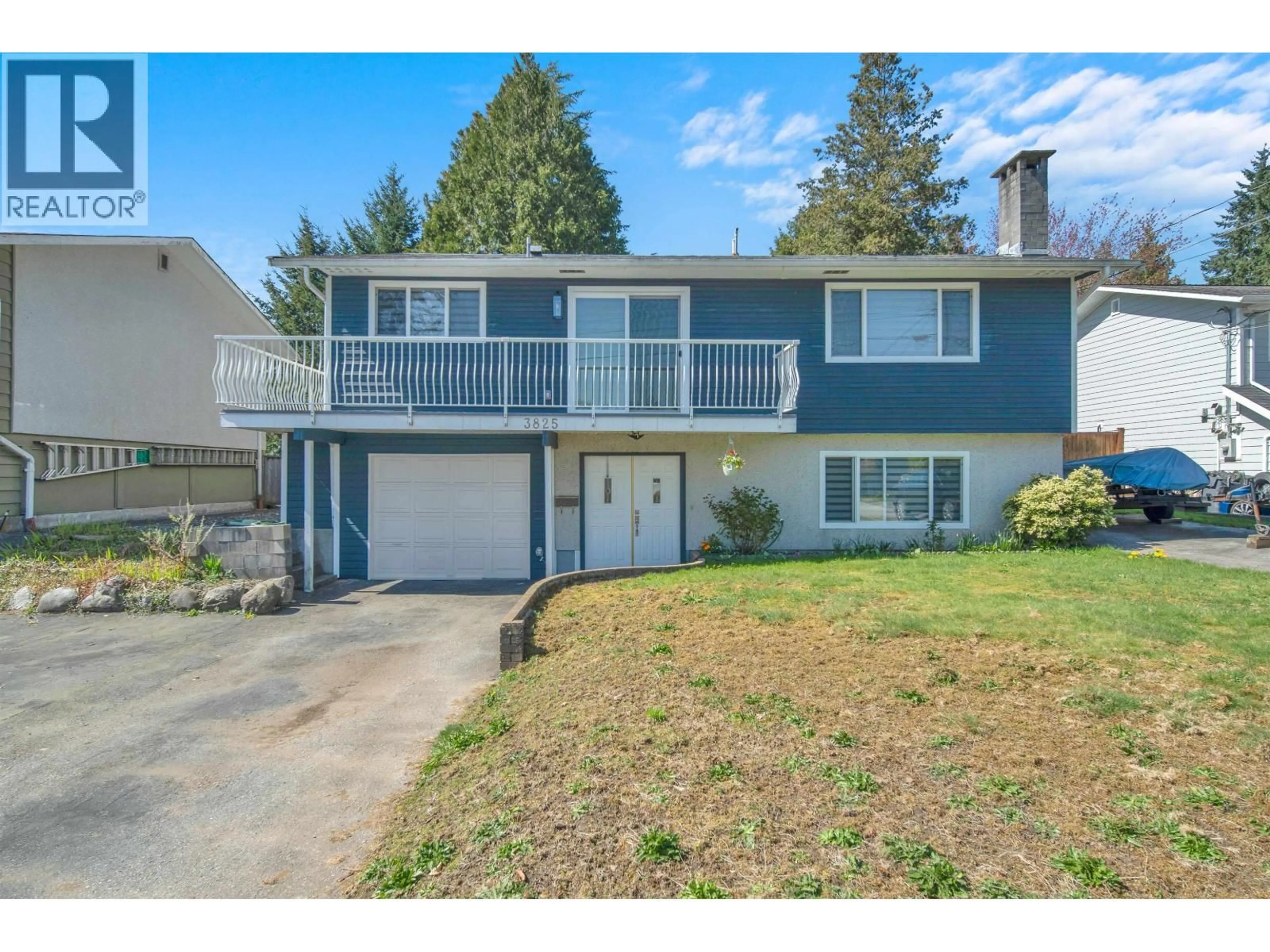 Home with vinyl exterior material, street for 3825 AZALEA PLACE, Port Coquitlam British Columbia V3B4A1