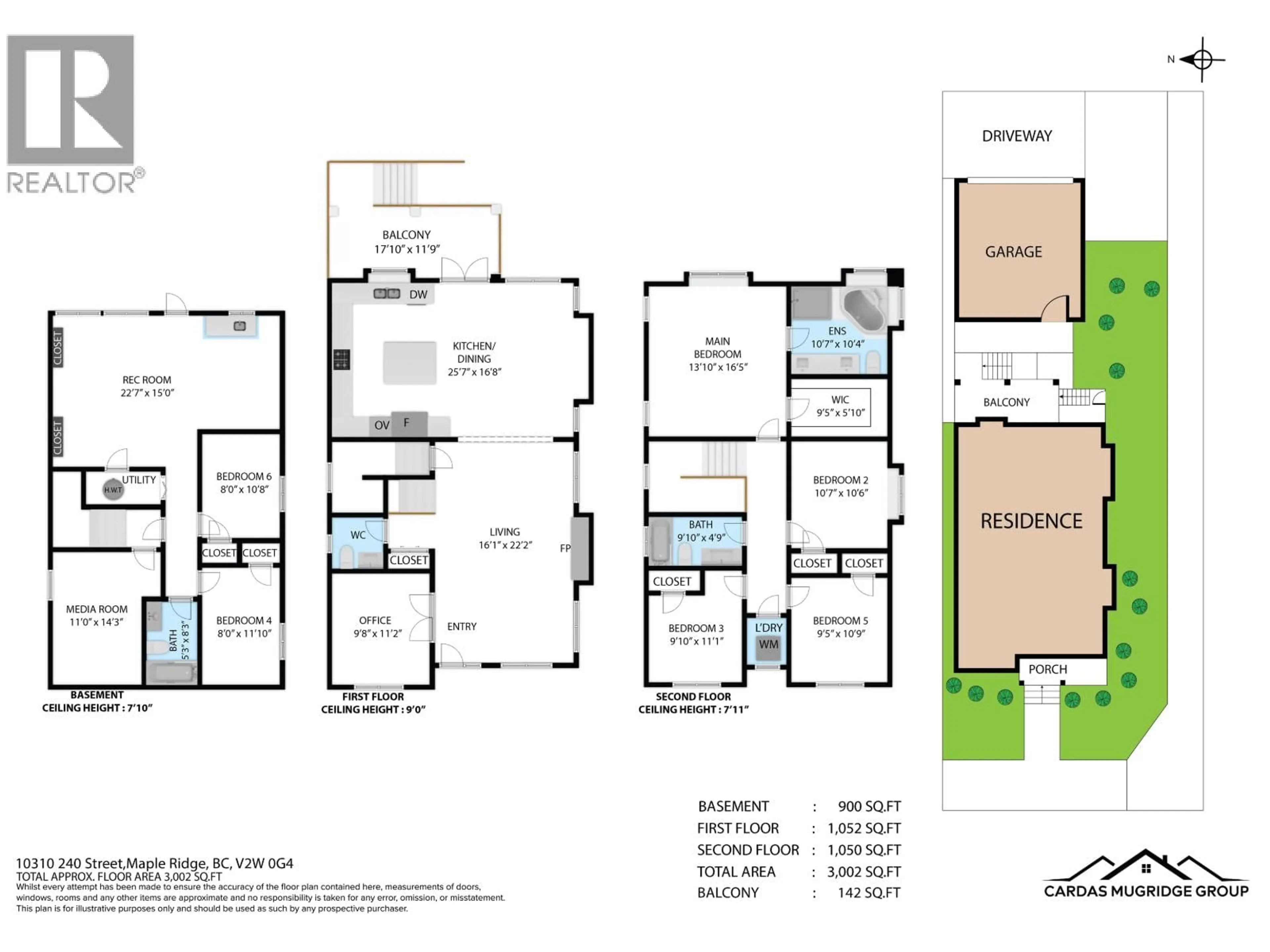 Floor plan for 10310 240 STREET, Maple Ridge British Columbia V2W0G4