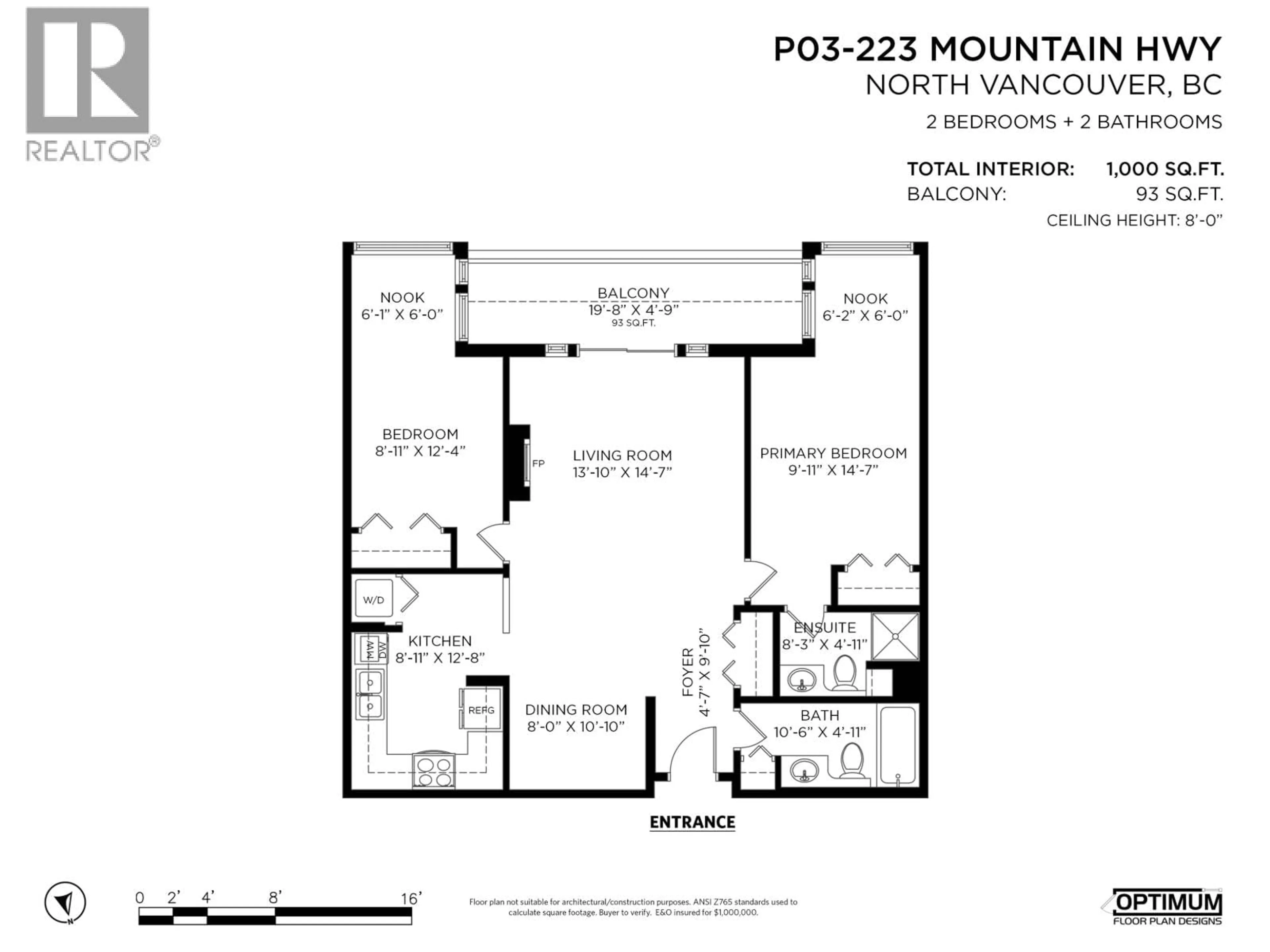 Floor plan for P03 - 223 MOUNTAIN HIGHWAY, North Vancouver British Columbia V7J3V3