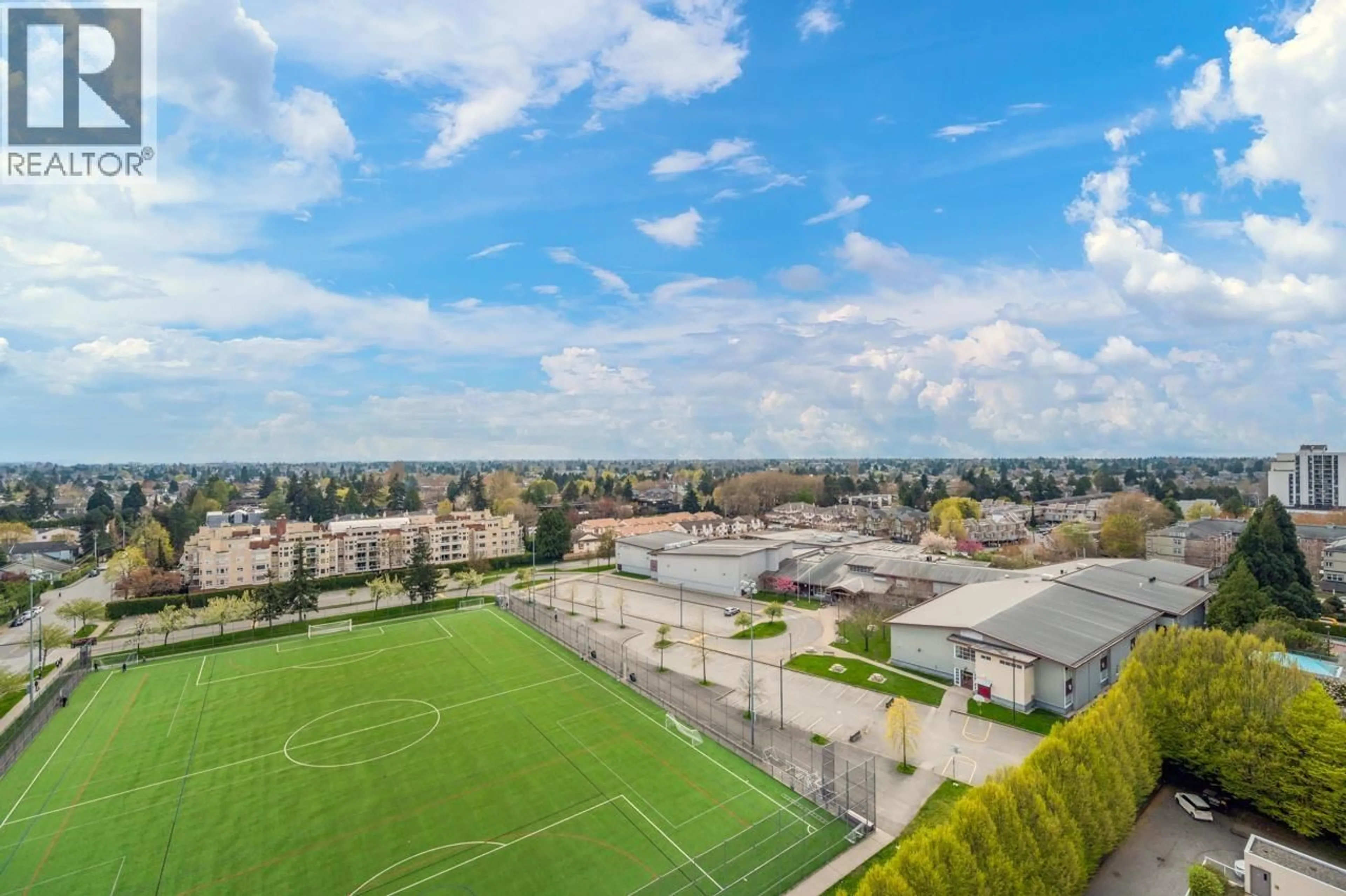 A pic from outside/outdoor area/front of a property/back of a property/a pic from drone, unknown for 1402 - 7760 GRANVILLE AVENUE, Richmond British Columbia V6Y4C2