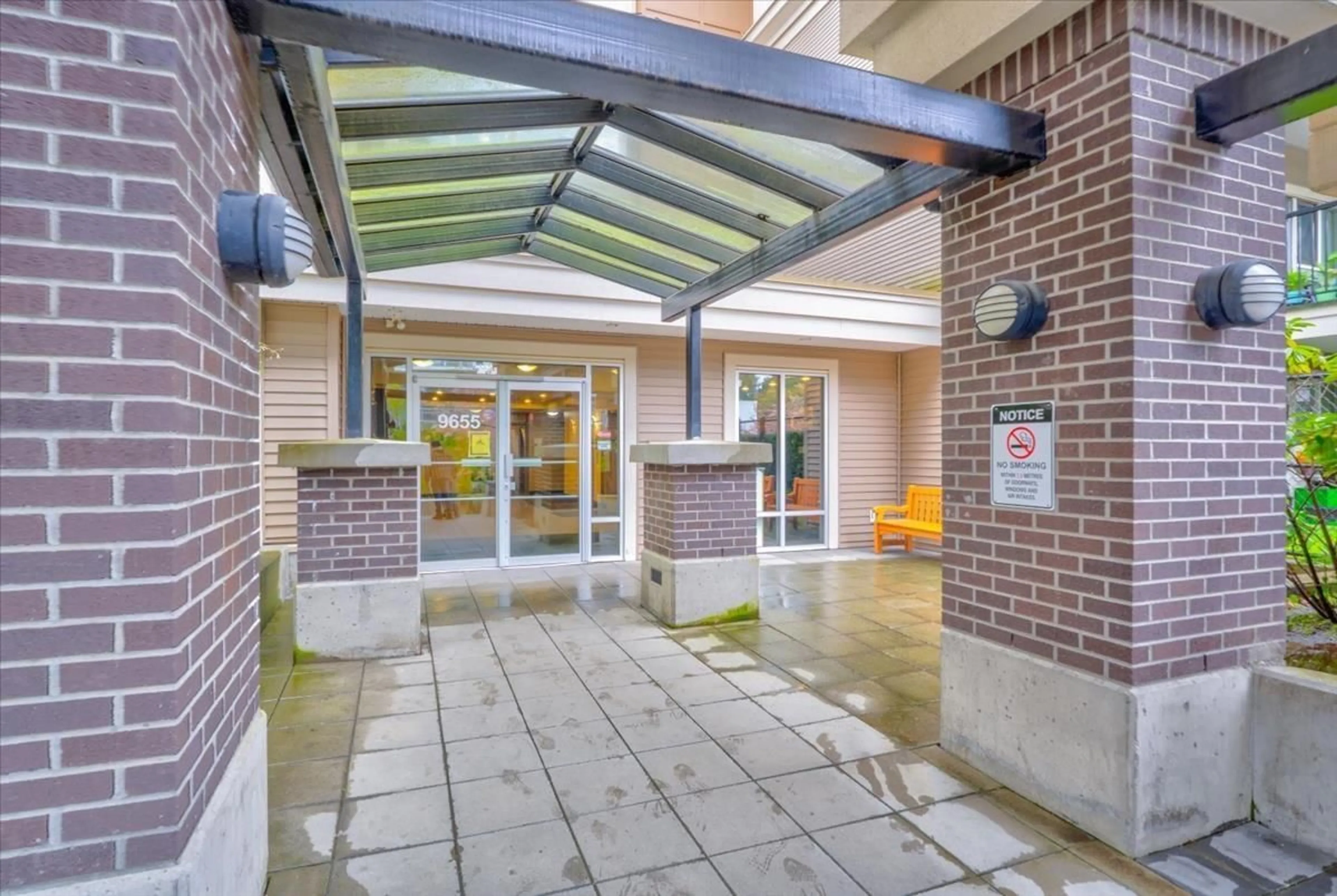 Indoor foyer for 215 - 9655 KING GEORGE BOULEVARD, Surrey British Columbia V3T0C7