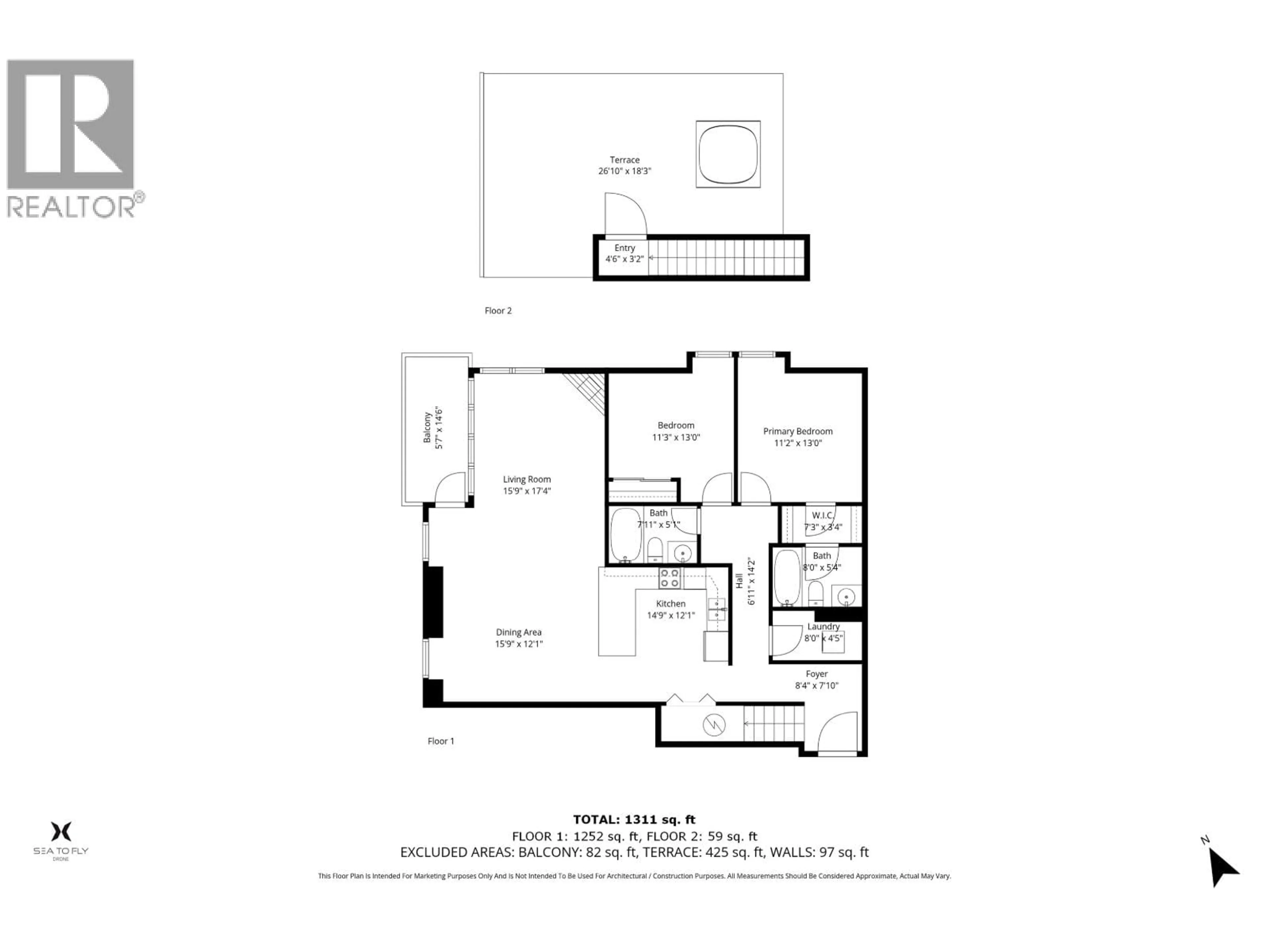 Floor plan for 403 - 1310 VICTORIA STREET, Squamish British Columbia V0N3G0