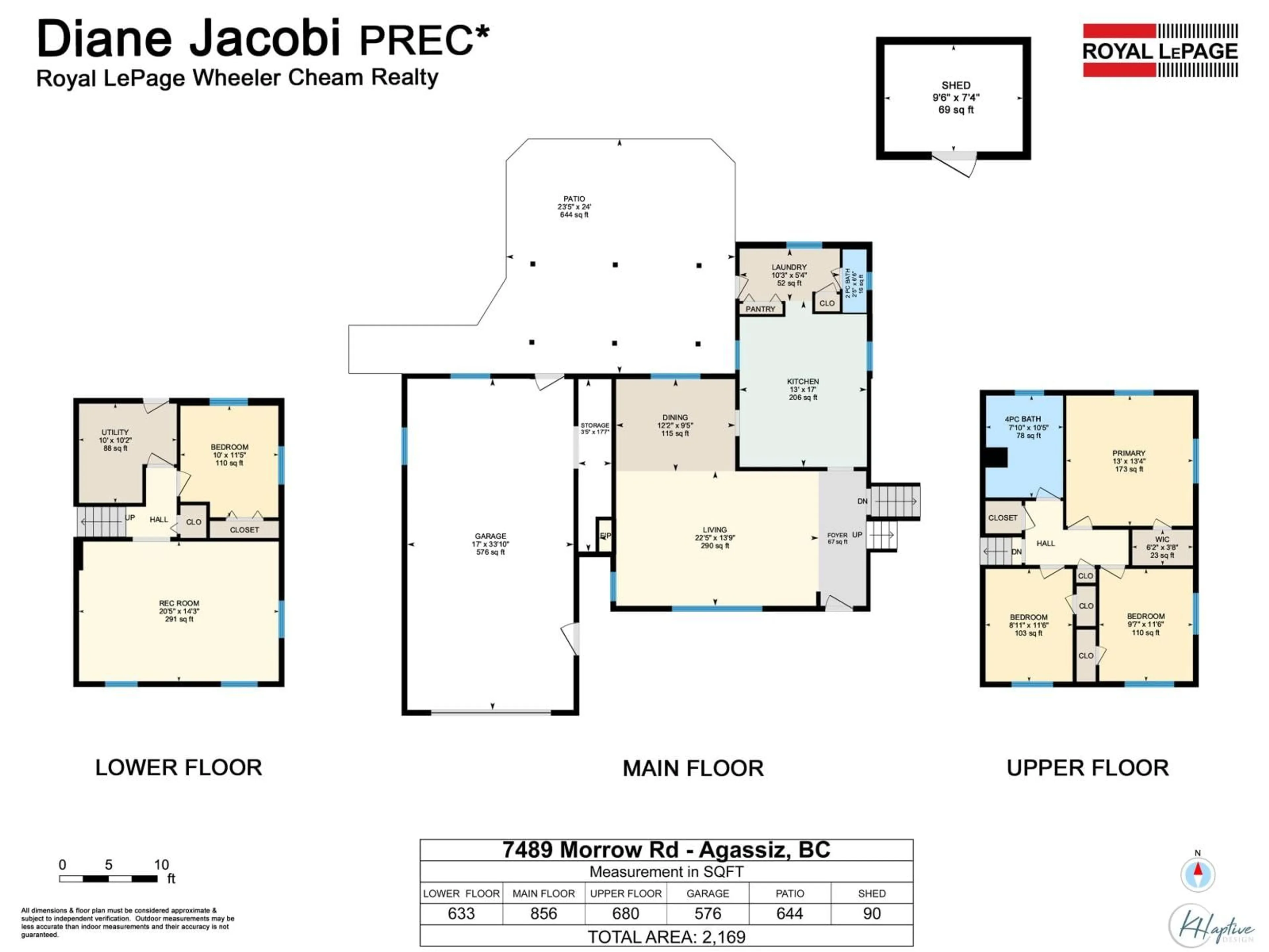 Floor plan for 7489 MORROW ROAD, Agassiz British Columbia V0M1A2
