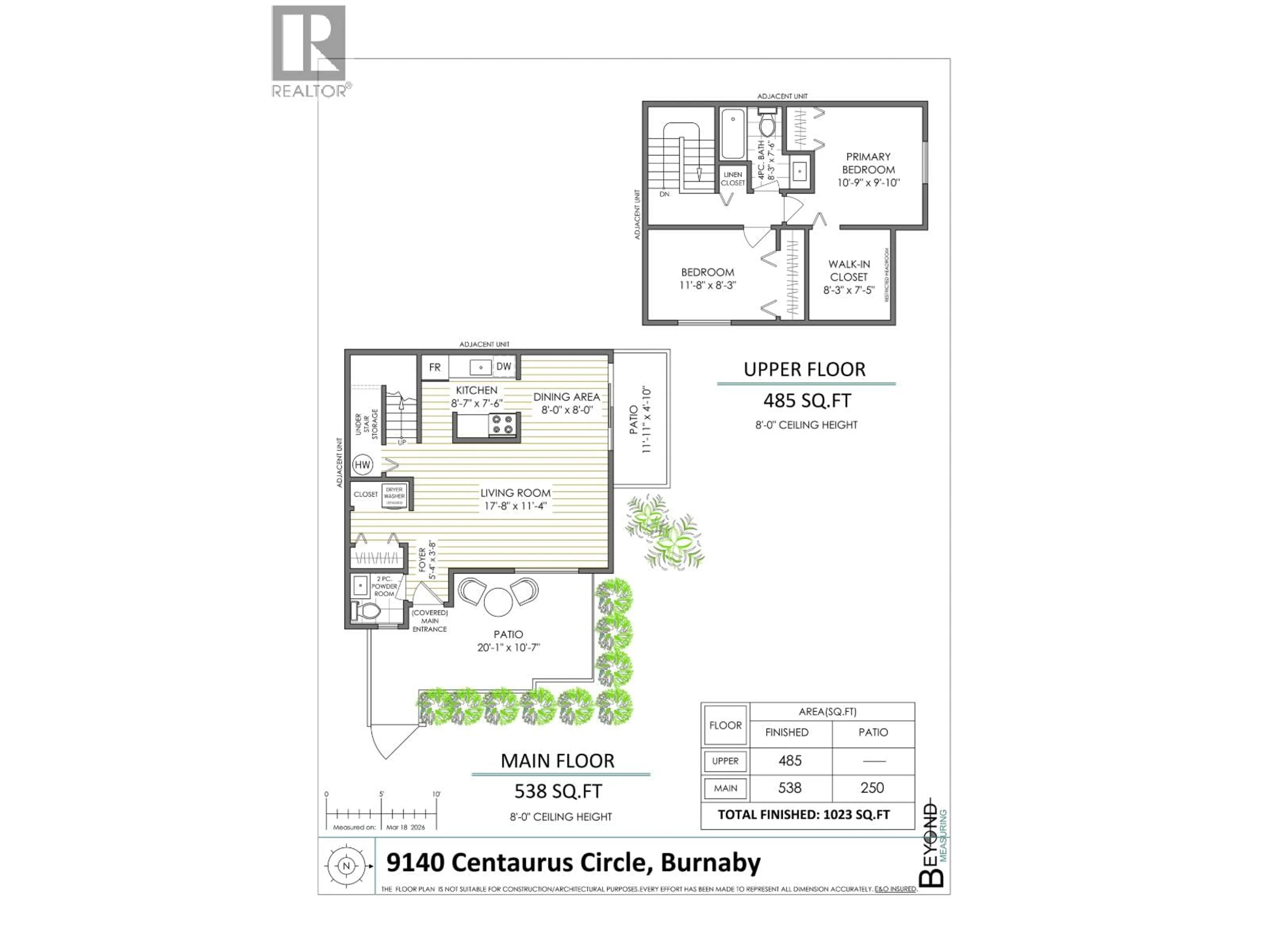 Floor plan for 9140 CENTAURUS CIRCLE, Burnaby British Columbia V3J7R1