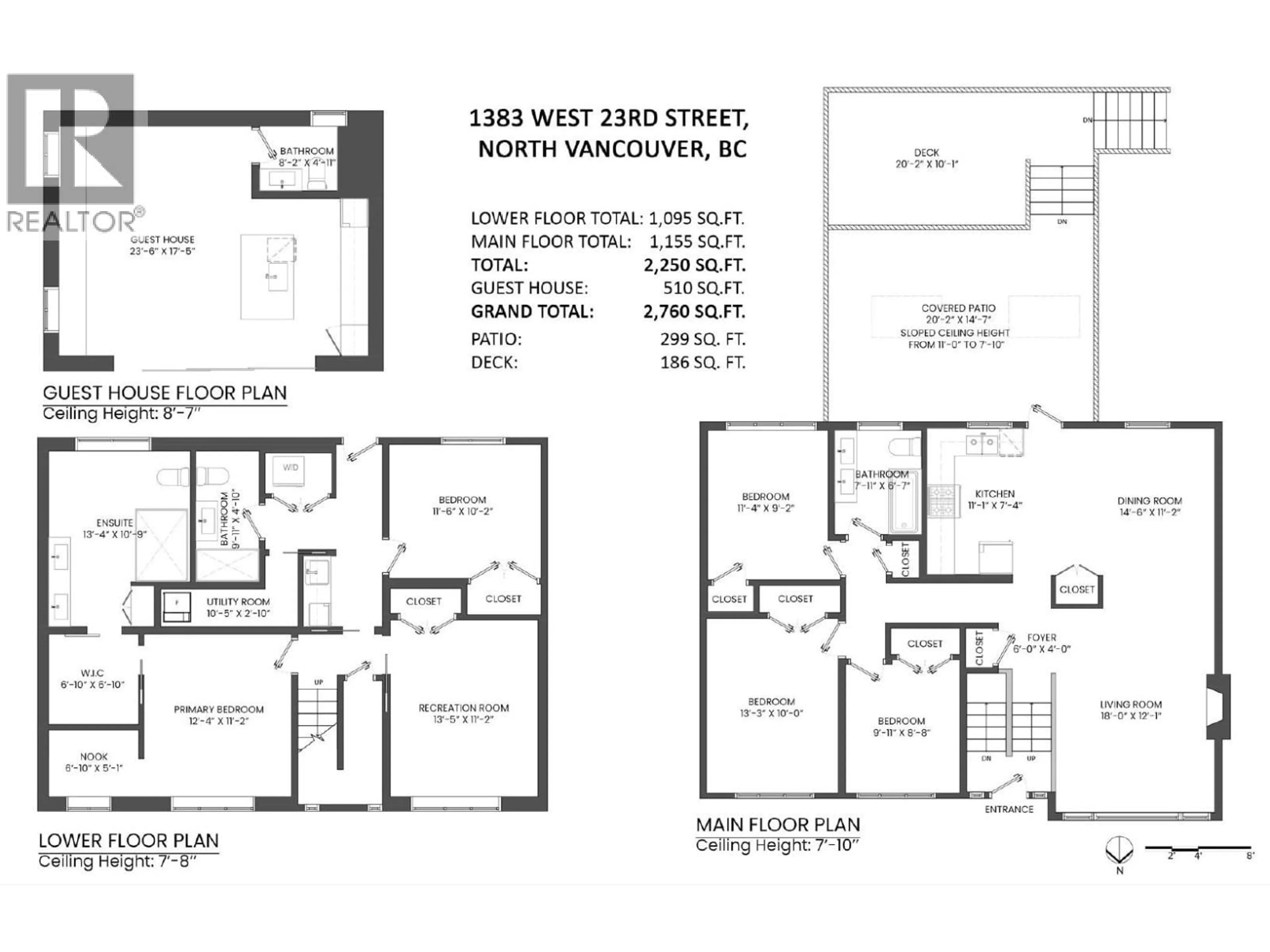 Floor plan for 1383 23RD STREET, North Vancouver British Columbia V7P2H6
