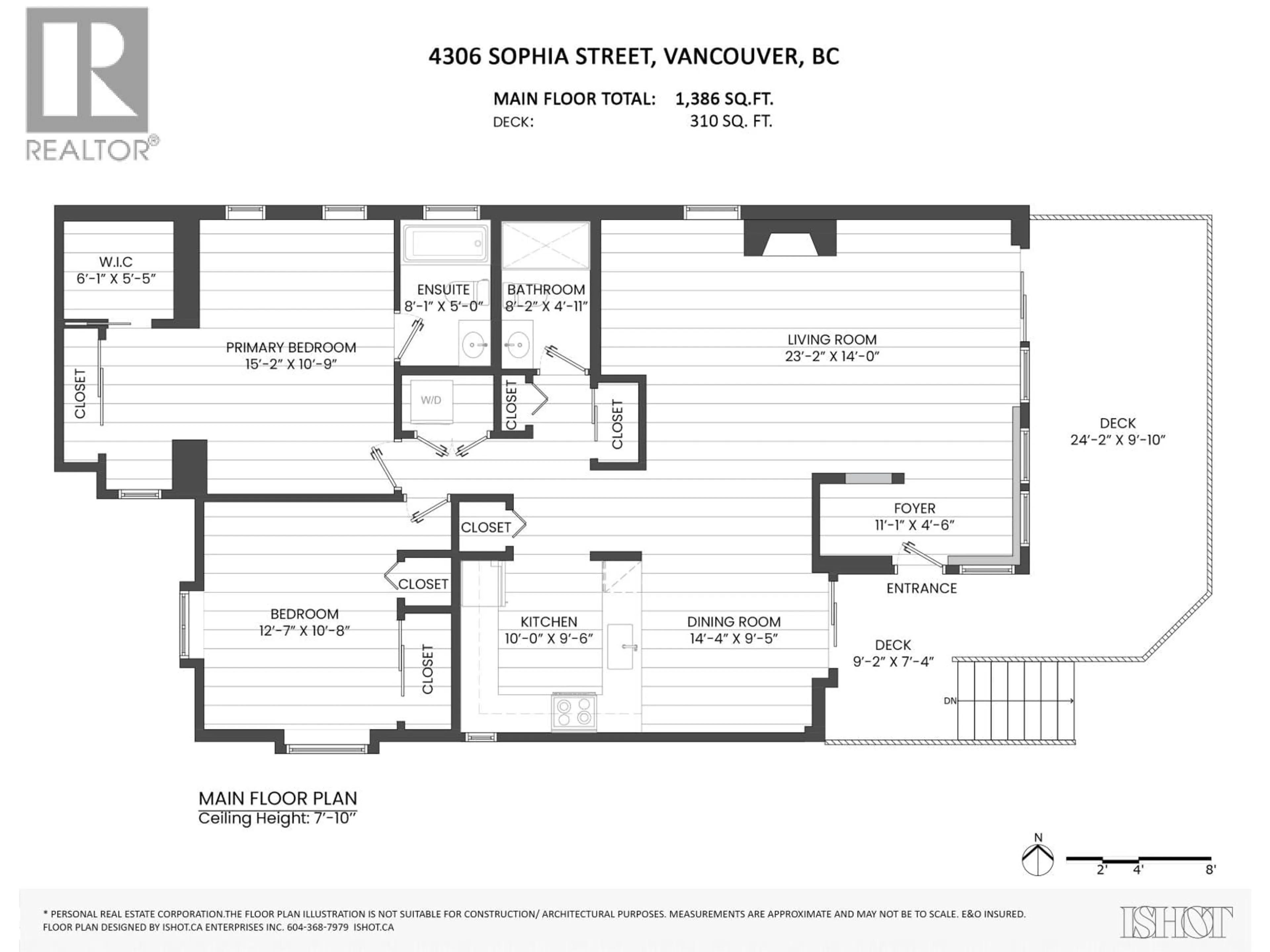 Floor plan for 4306 SOPHIA STREET, Vancouver British Columbia V5V3V7