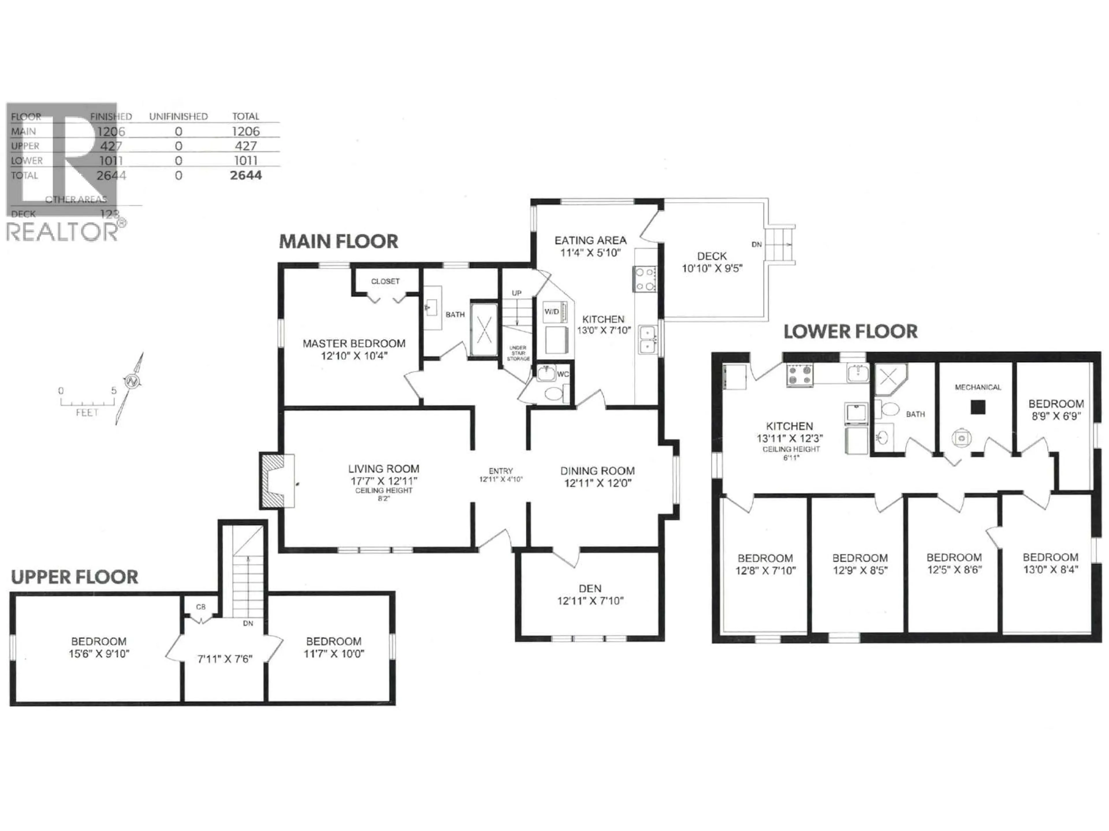 Floor plan for 9909 LYNDHURST STREET, Burnaby British Columbia V3J1E9
