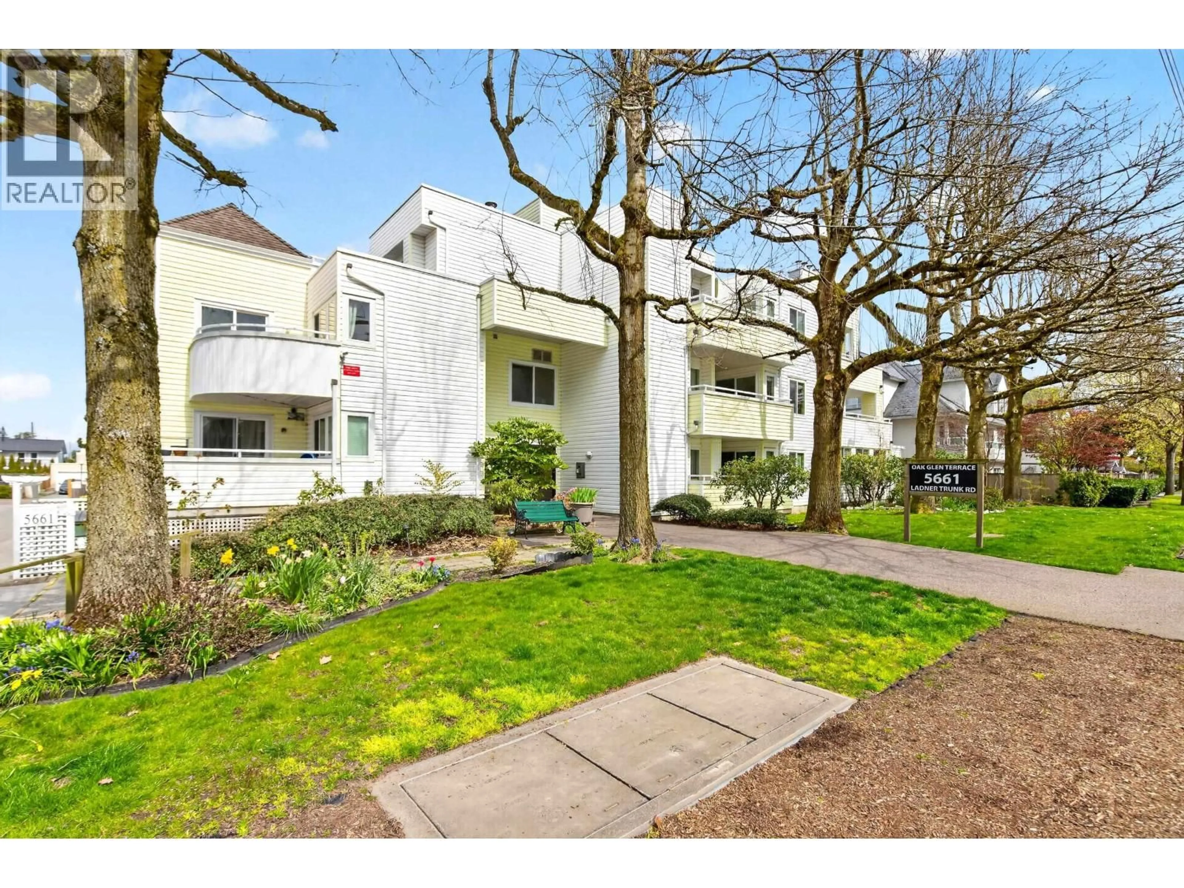 A pic from outside/outdoor area/front of a property/back of a property/a pic from drone, street for 19 - 5661 LADNER TRUNK ROAD, Delta British Columbia V4K1X3