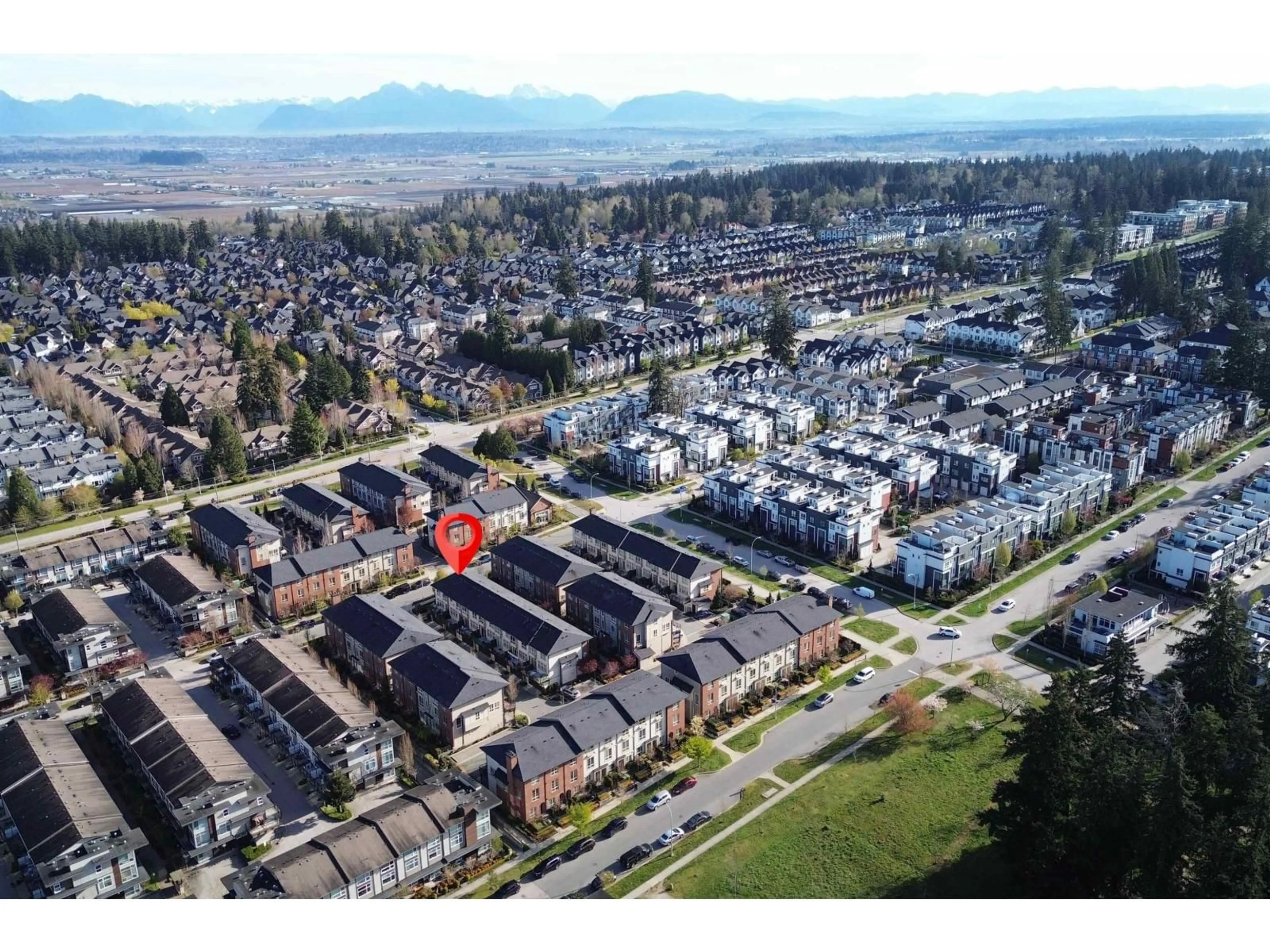 A pic from outside/outdoor area/front of a property/back of a property/a pic from drone, mountain view for 27 - 16260 23A AVENUE, Surrey British Columbia V3Z0P7