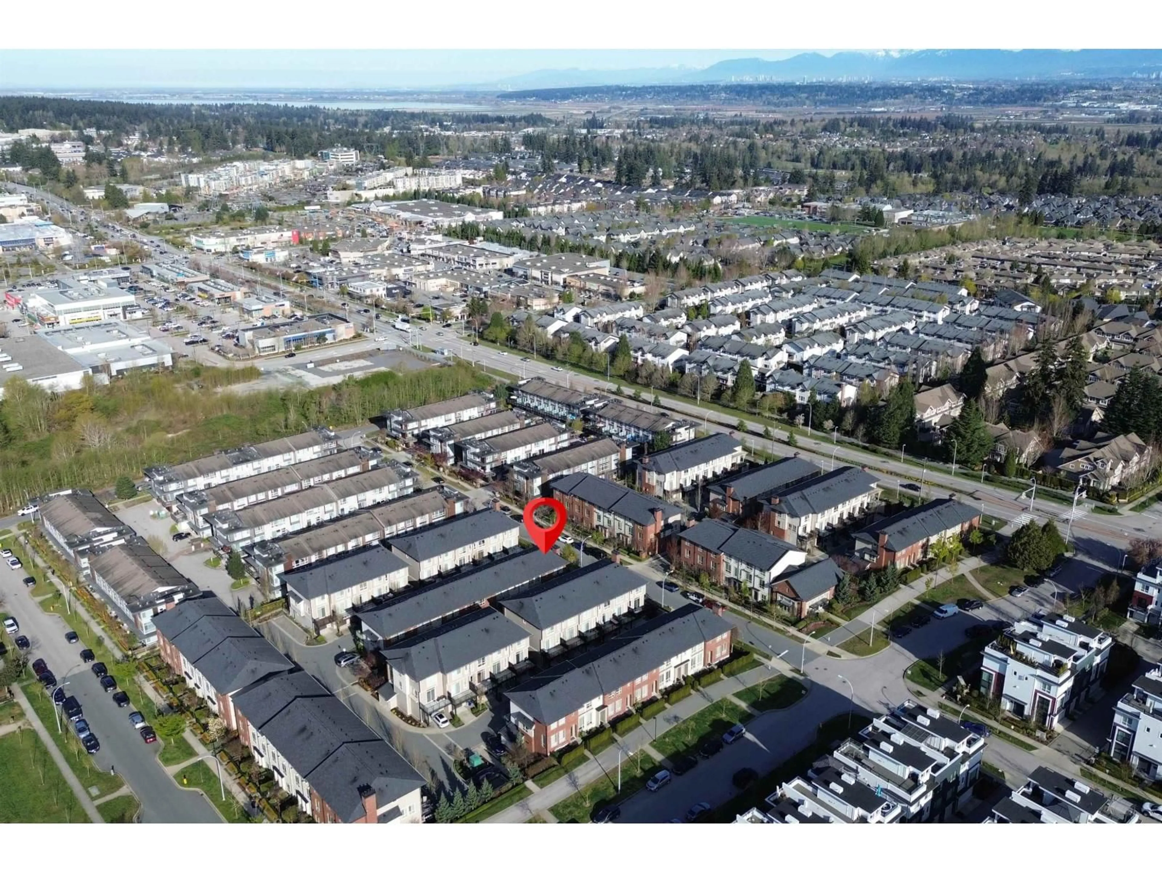 A pic from outside/outdoor area/front of a property/back of a property/a pic from drone, mountain view for 27 - 16260 23A AVENUE, Surrey British Columbia V3Z0P7