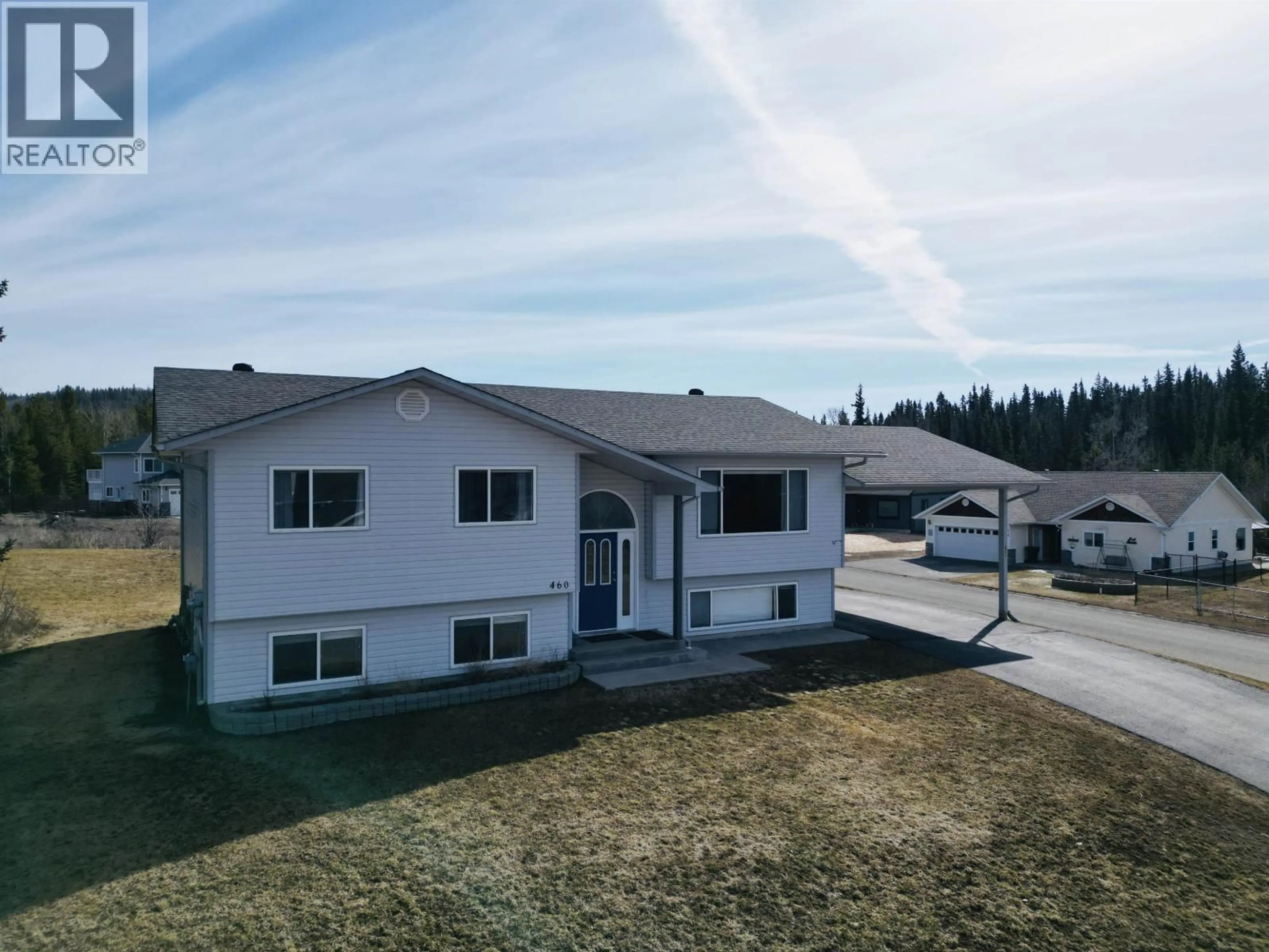 A pic from outside/outdoor area/front of a property/back of a property/a pic from drone, unknown for 460 ASPEN STREET, Burns Lake British Columbia V0J1E0
