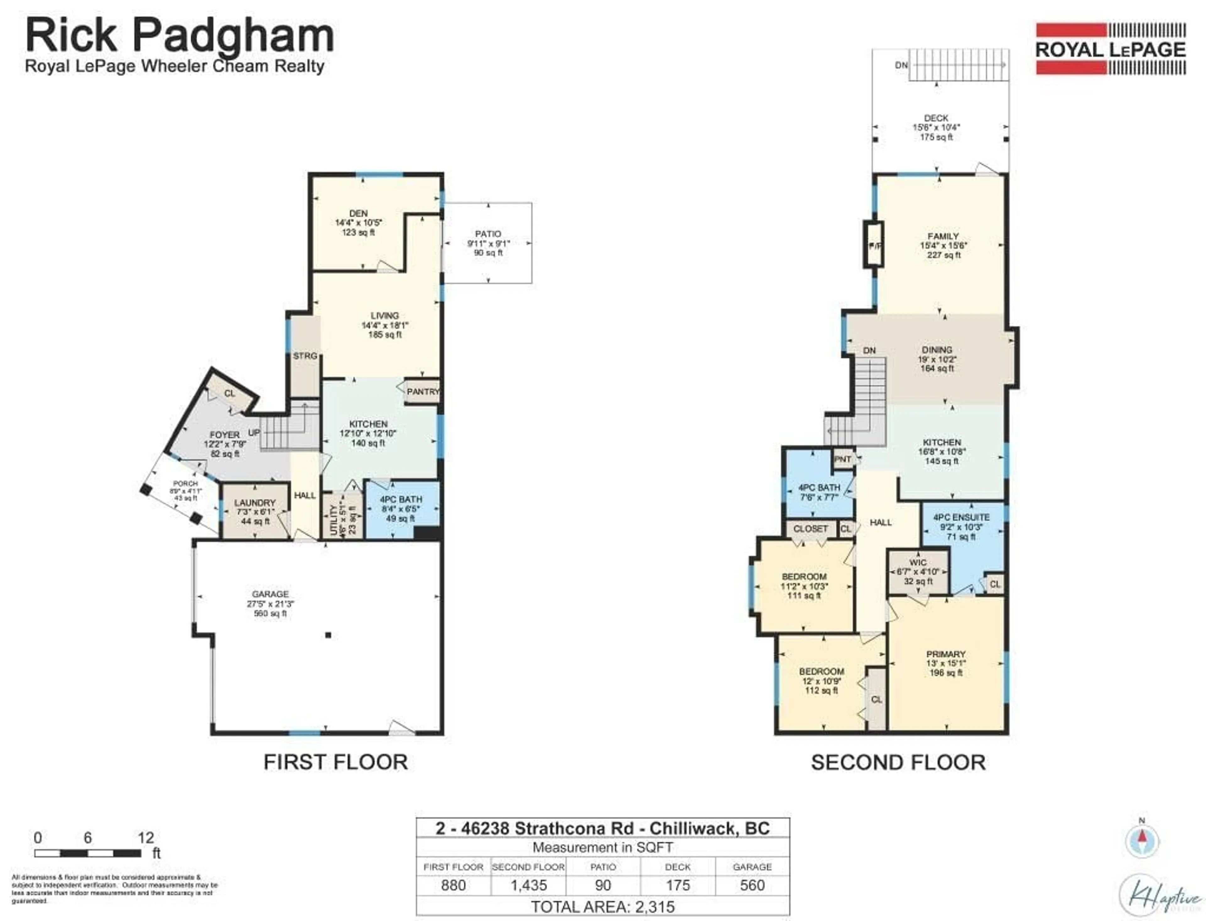 Floor plan for 2 - 46238 STRATHCONA ROAD, Chilliwack British Columbia V2P3T2
