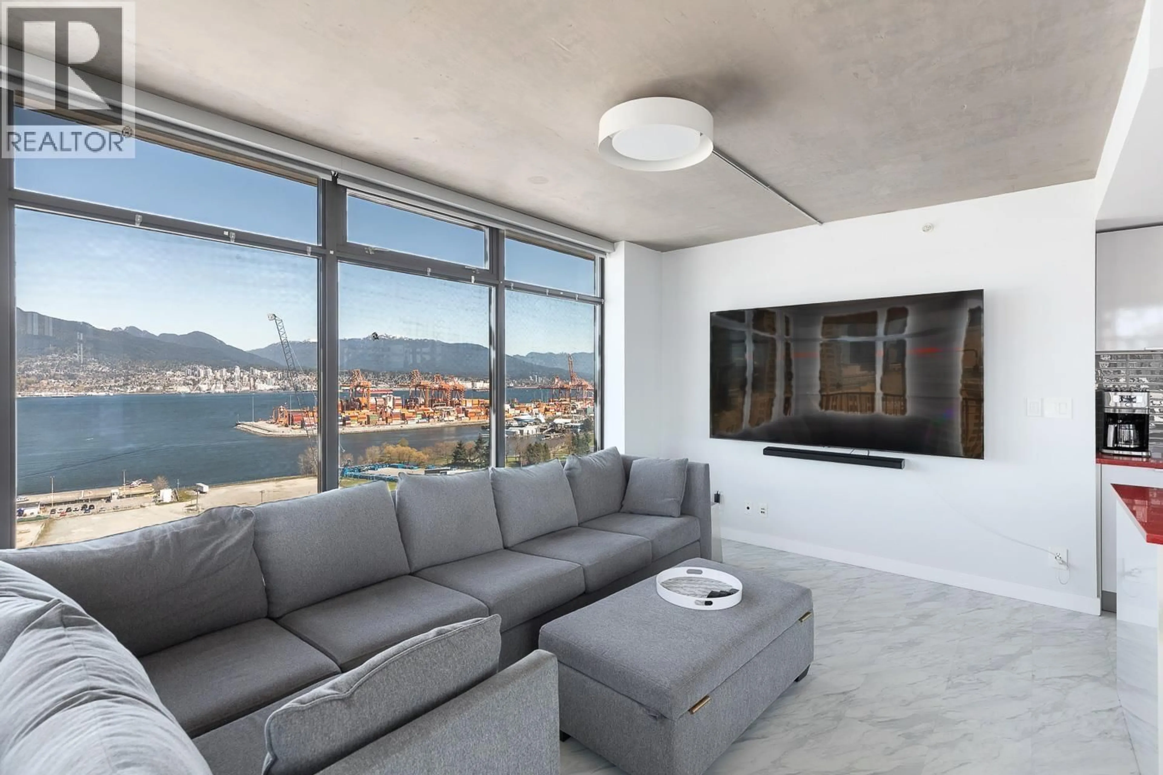 Living room with furniture, unknown for 2410 - 128 CORDOVA STREET, Vancouver British Columbia V6B0E6