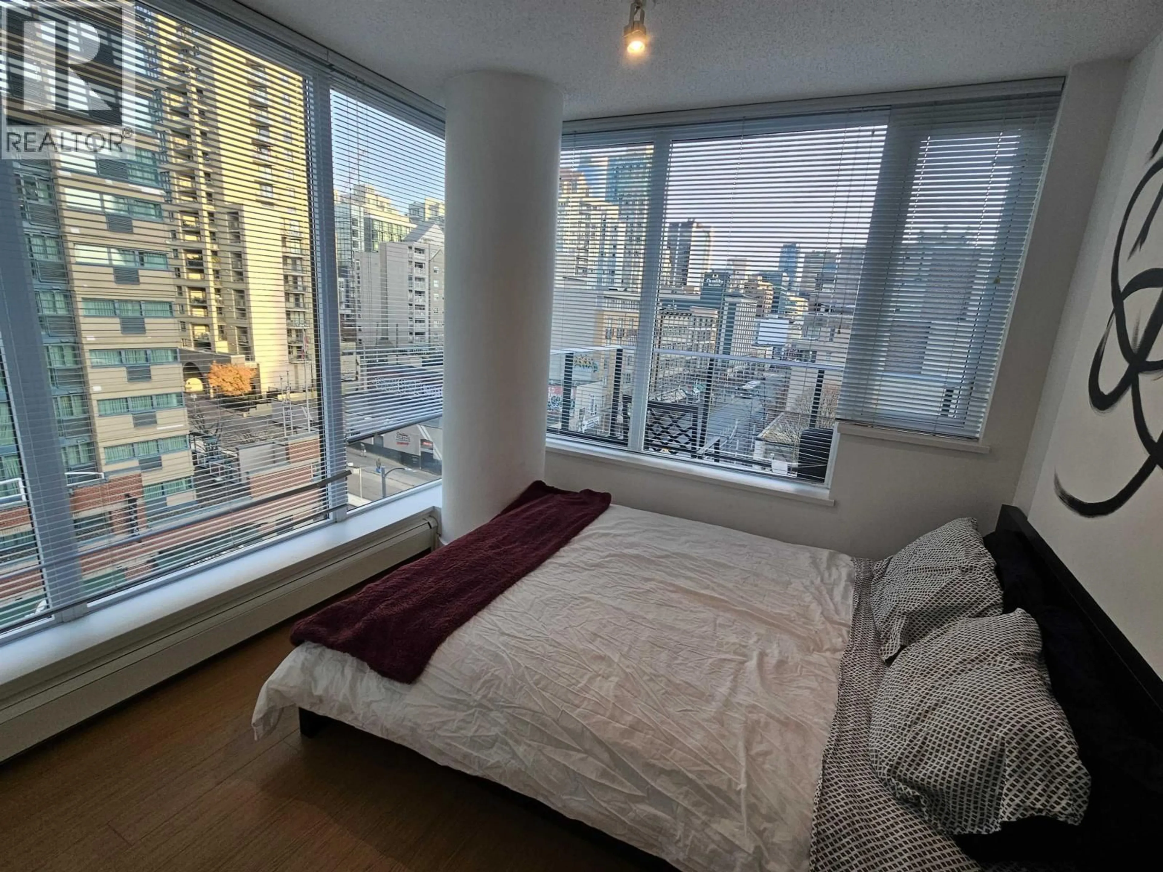 Bedroom with bed, unknown for 702 - 1325 ROLSTON STREET, Vancouver British Columbia V6B0M2