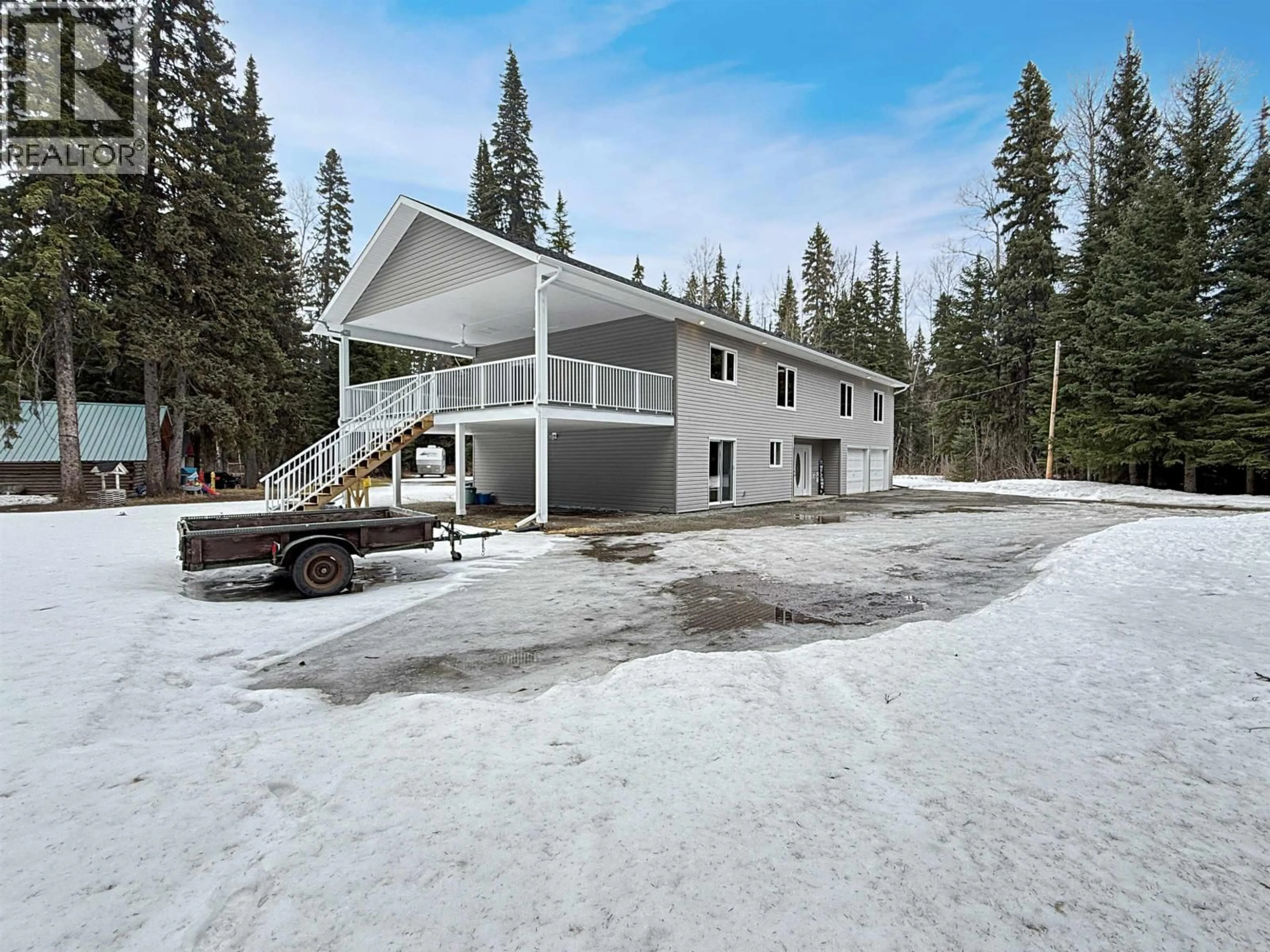 A pic from outside/outdoor area/front of a property/back of a property/a pic from drone, unknown for 13940 CHIEF LAKE ROAD, Prince George British Columbia V2K5K1