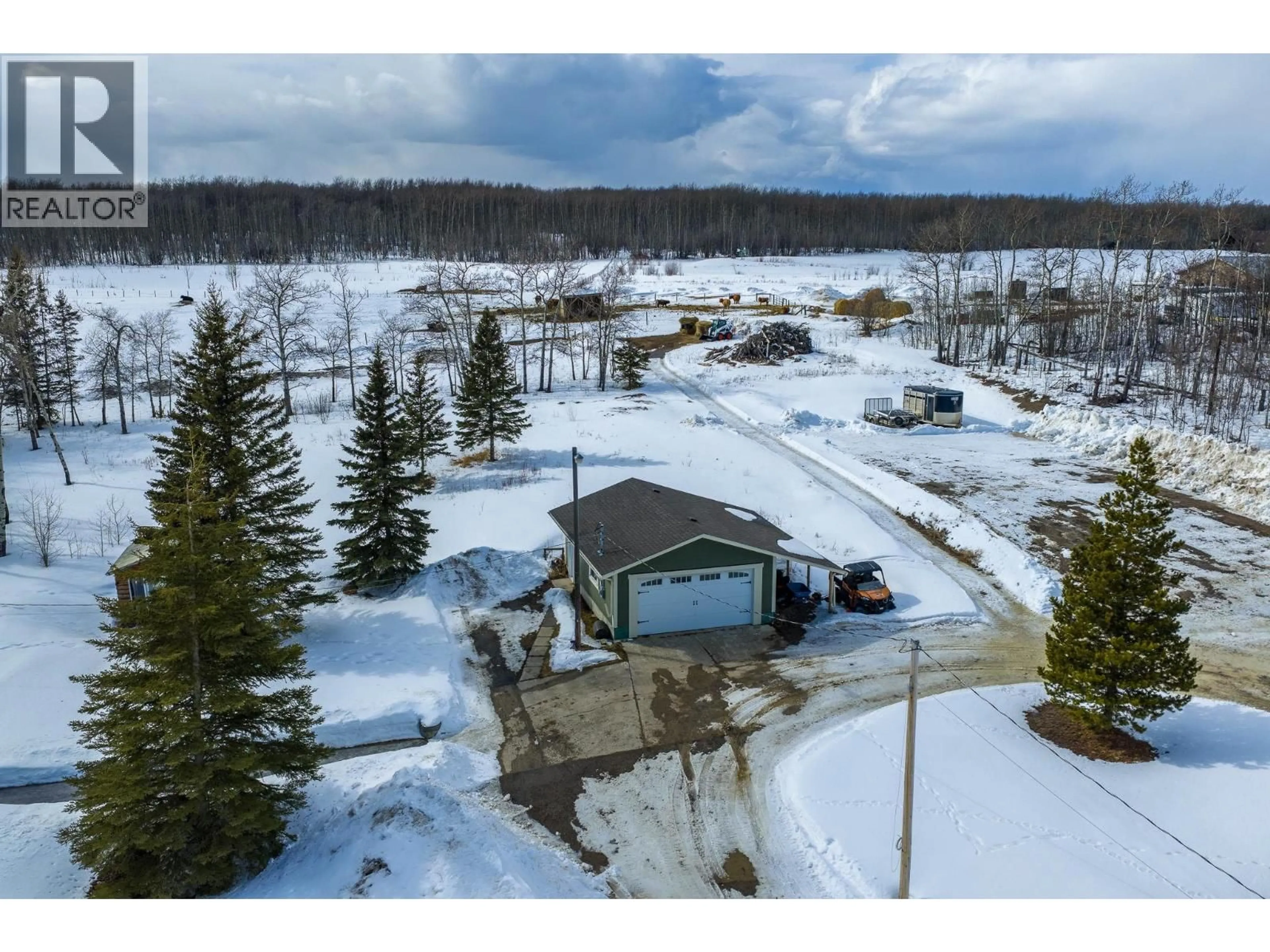 A pic from outside/outdoor area/front of a property/back of a property/a pic from drone, unknown for 14147 SMITH ROAD, Fort St. John British Columbia V1J4M6