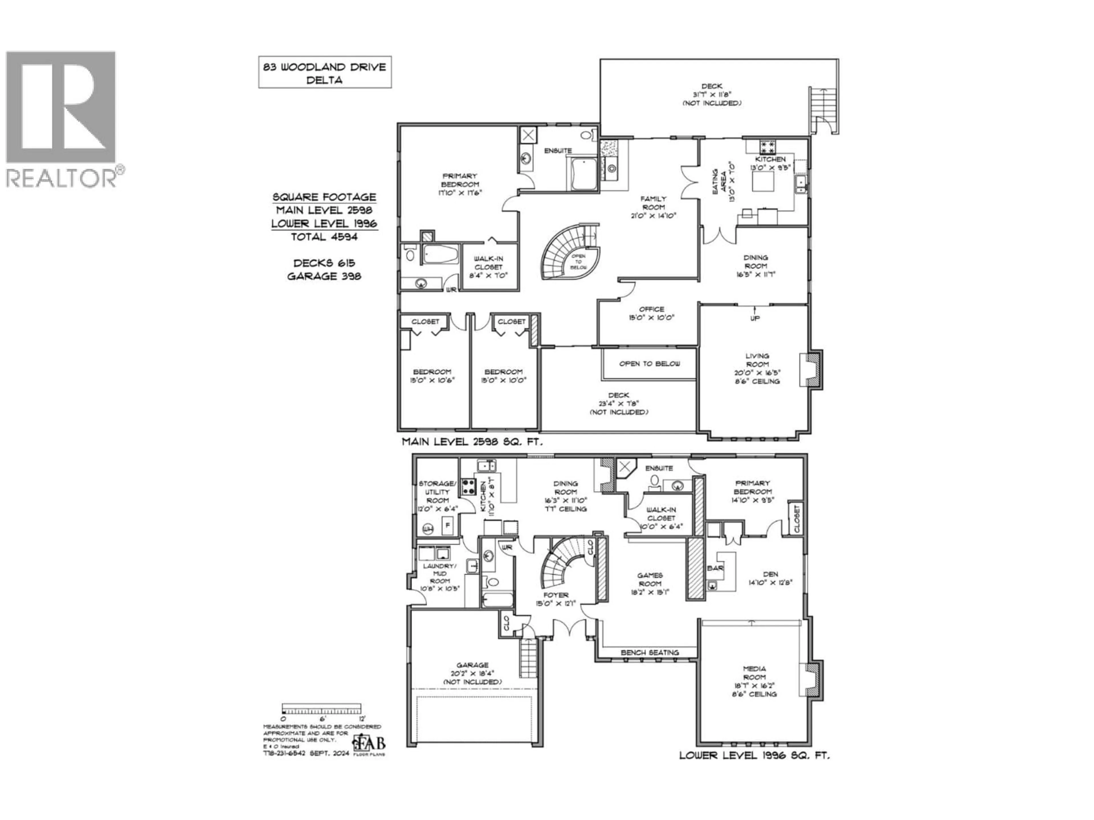 Floor plan for 83 WOODLAND DRIVE, Delta British Columbia V4L2H7