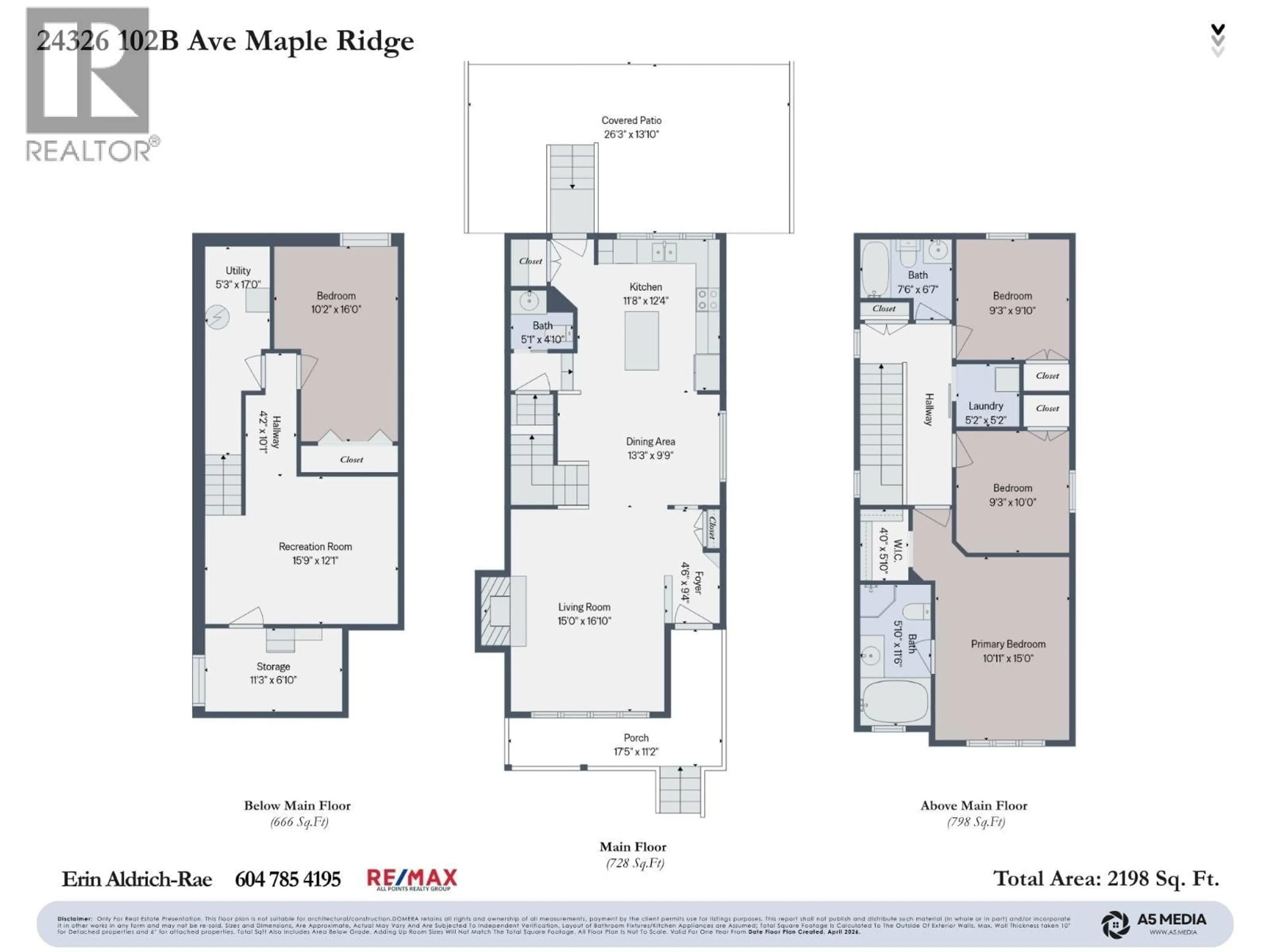 Floor plan for 24326 102B AVENUE, Maple Ridge British Columbia V2W1Y2