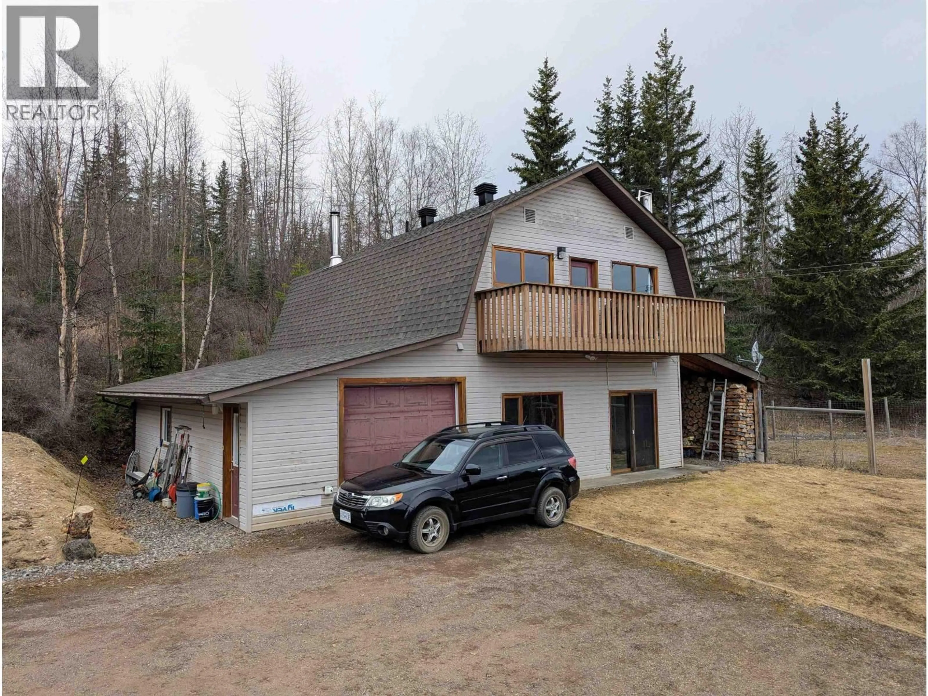 A pic from outside/outdoor area/front of a property/back of a property/a pic from drone, unknown for 8516 BLUFF ROAD, Telkwa British Columbia V0J2N0