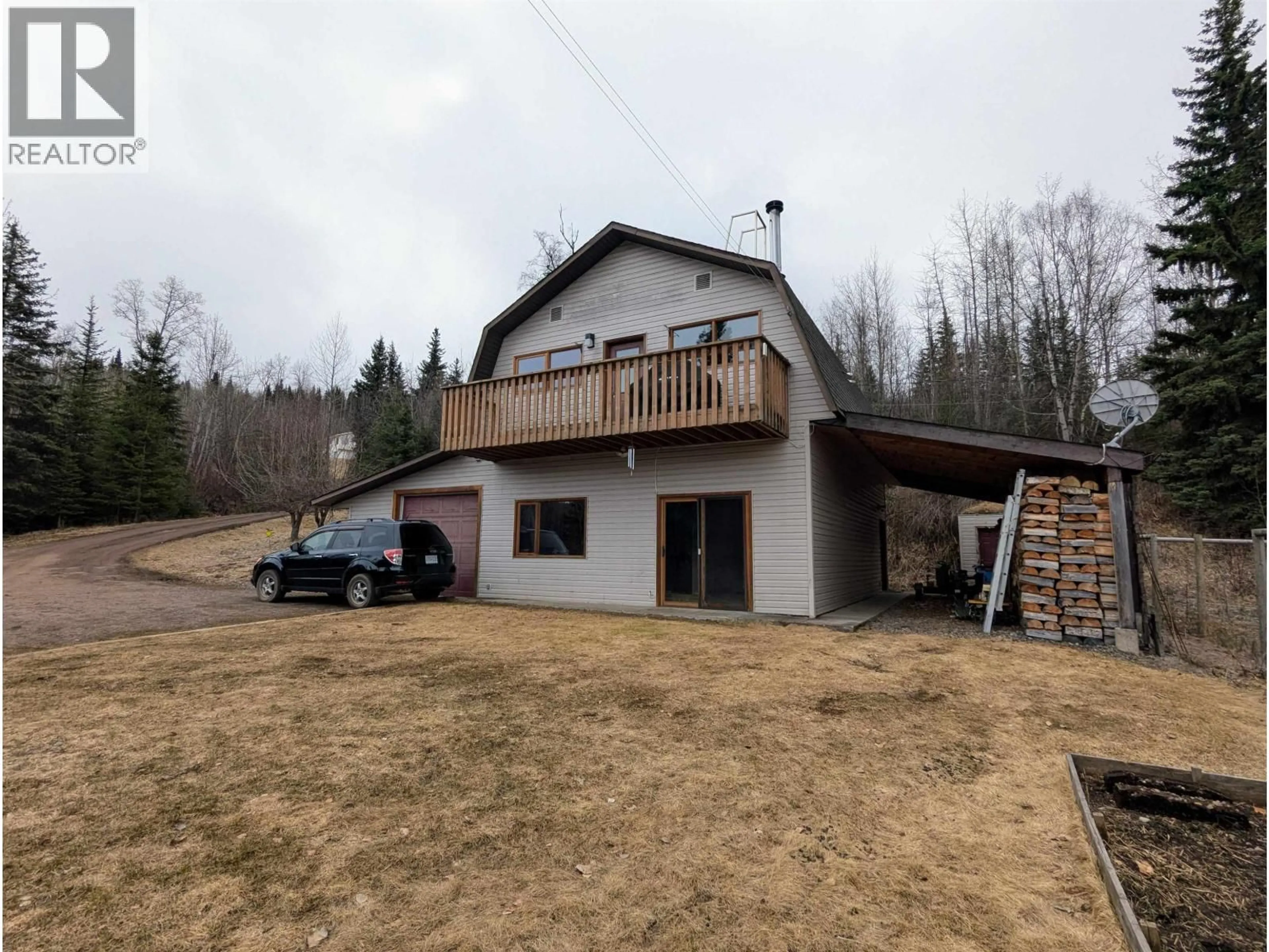 A pic from outside/outdoor area/front of a property/back of a property/a pic from drone, building for 8516 BLUFF ROAD, Telkwa British Columbia V0J2N0