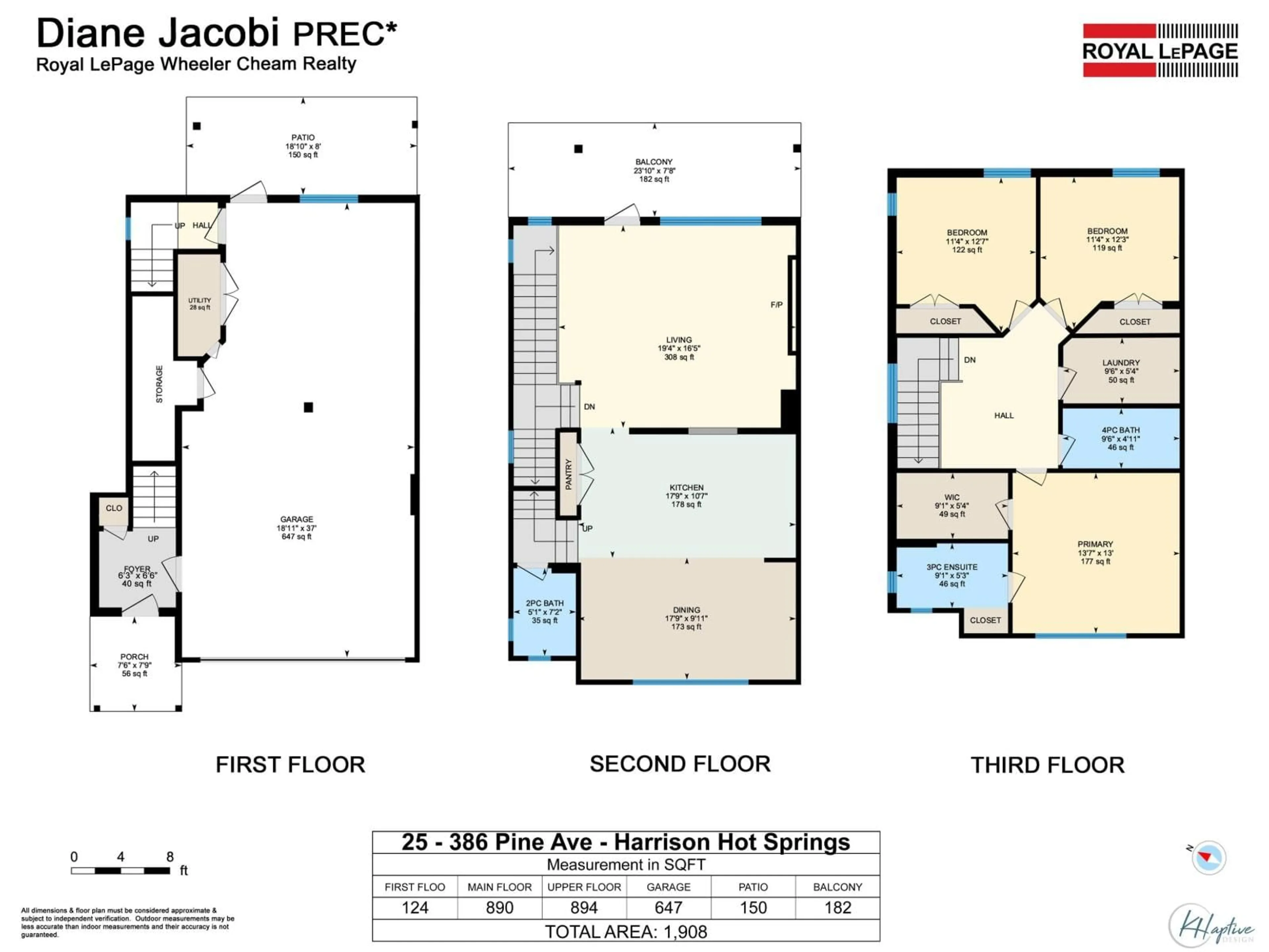 Floor plan for 25 - 386 PINE AVENUE, Harrison Hot Springs British Columbia V0M1K0