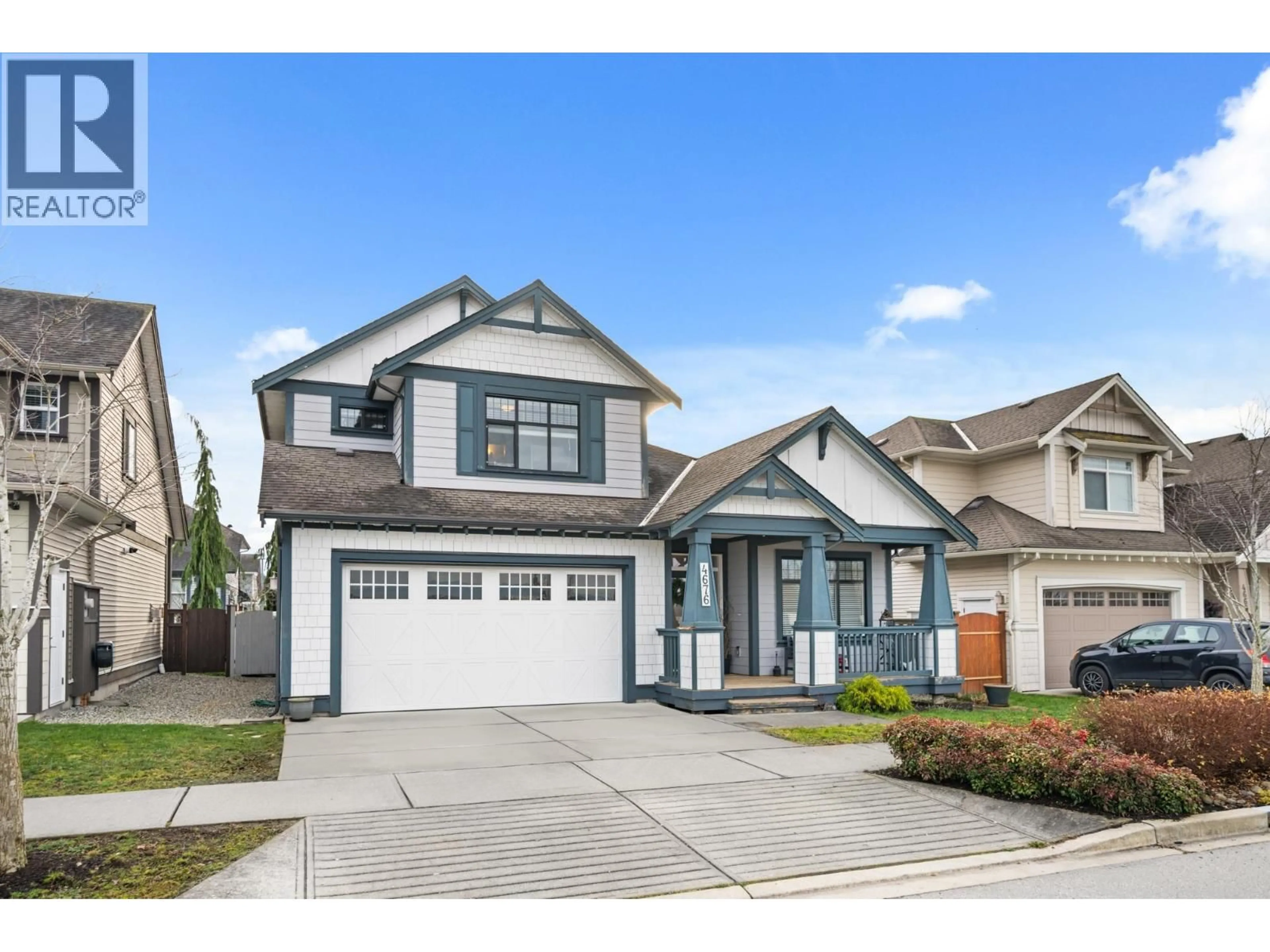 Home with vinyl exterior material, street for 4676 BLUE HERON WAY, Tsawwassen British Columbia V4M0A8