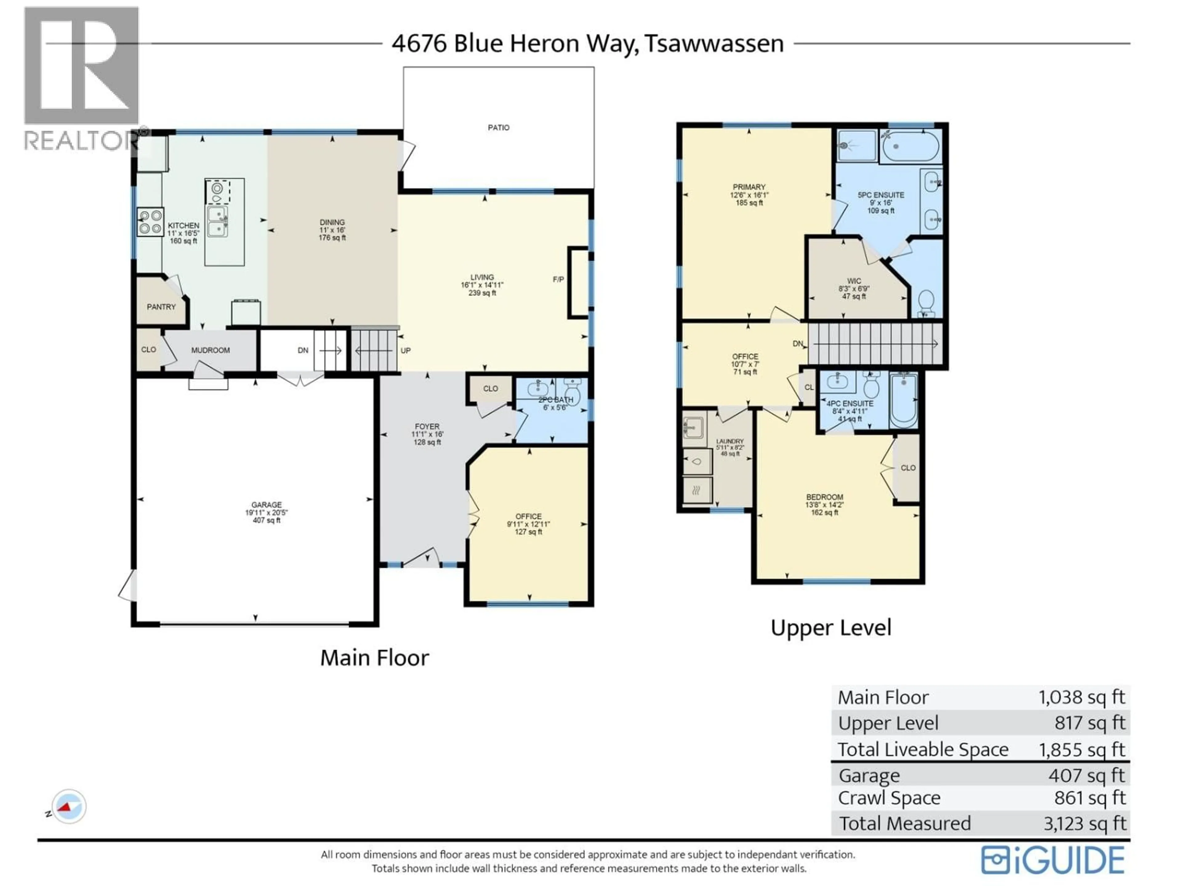 Floor plan for 4676 BLUE HERON WAY, Tsawwassen British Columbia V4M0A8
