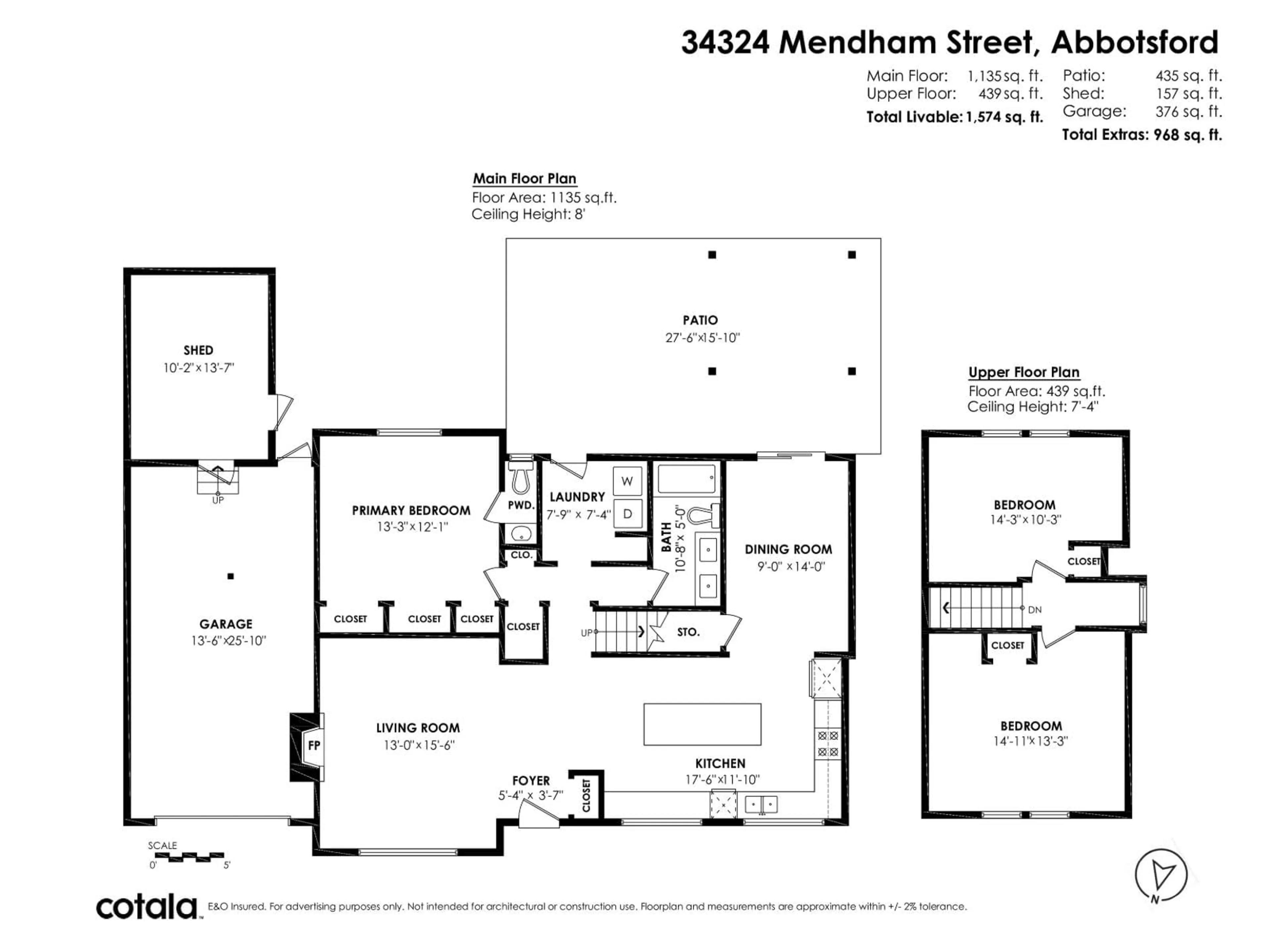 Floor plan for 34324 MENDHAM STREET, Abbotsford British Columbia V3S4K6