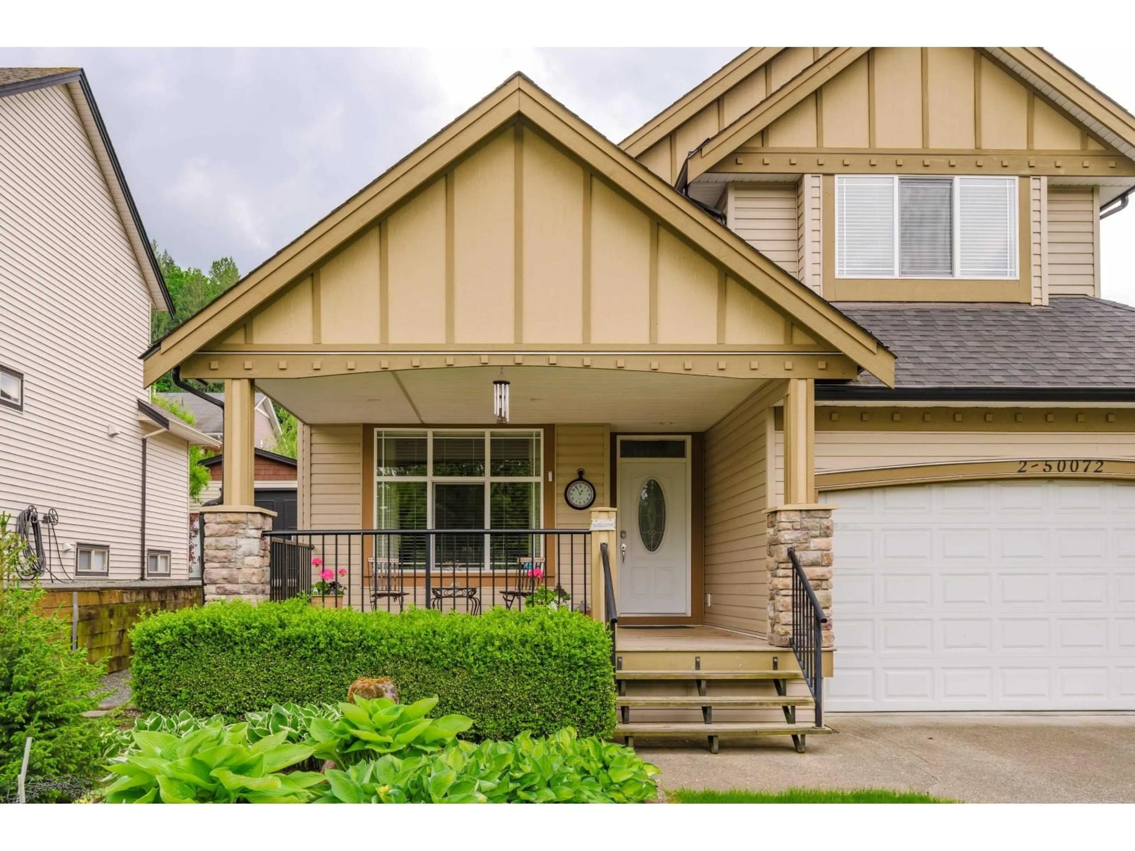 Home with vinyl exterior material, street for 2 - 50072 PATTERSON ROAD, Chilliwack British Columbia V4Z1J6