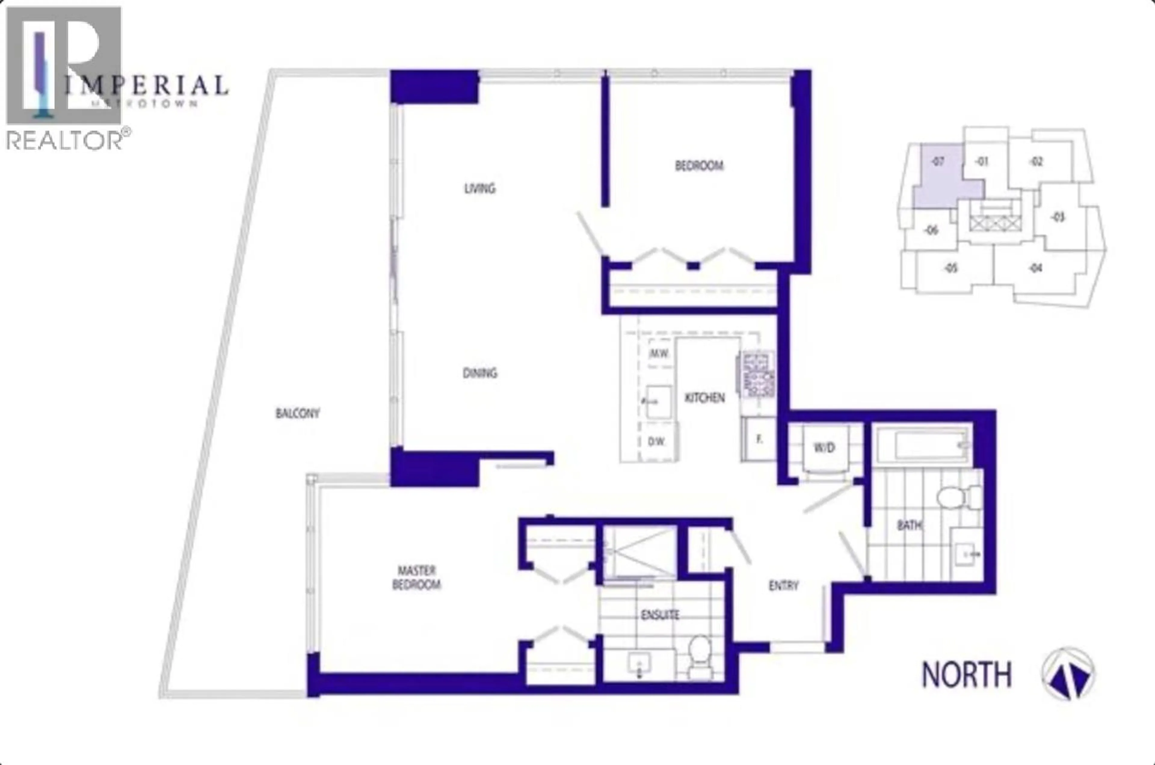 Floor plan for 2307 - 5051 IMPERIAL STREET, Burnaby British Columbia V5J0J3