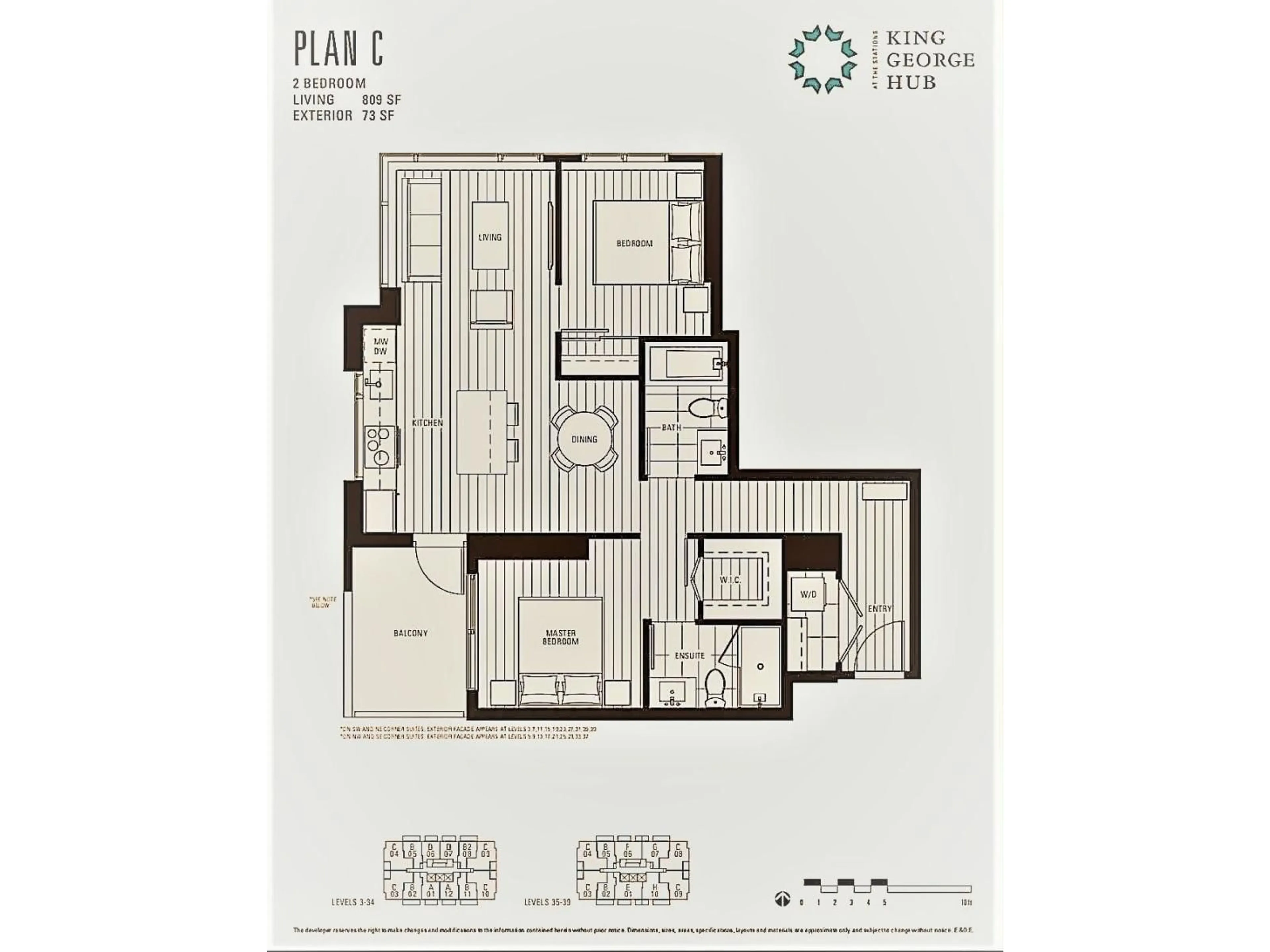 Floor plan for 909 - 13615 FRASER HIGHWAY, Surrey British Columbia V3T0P7