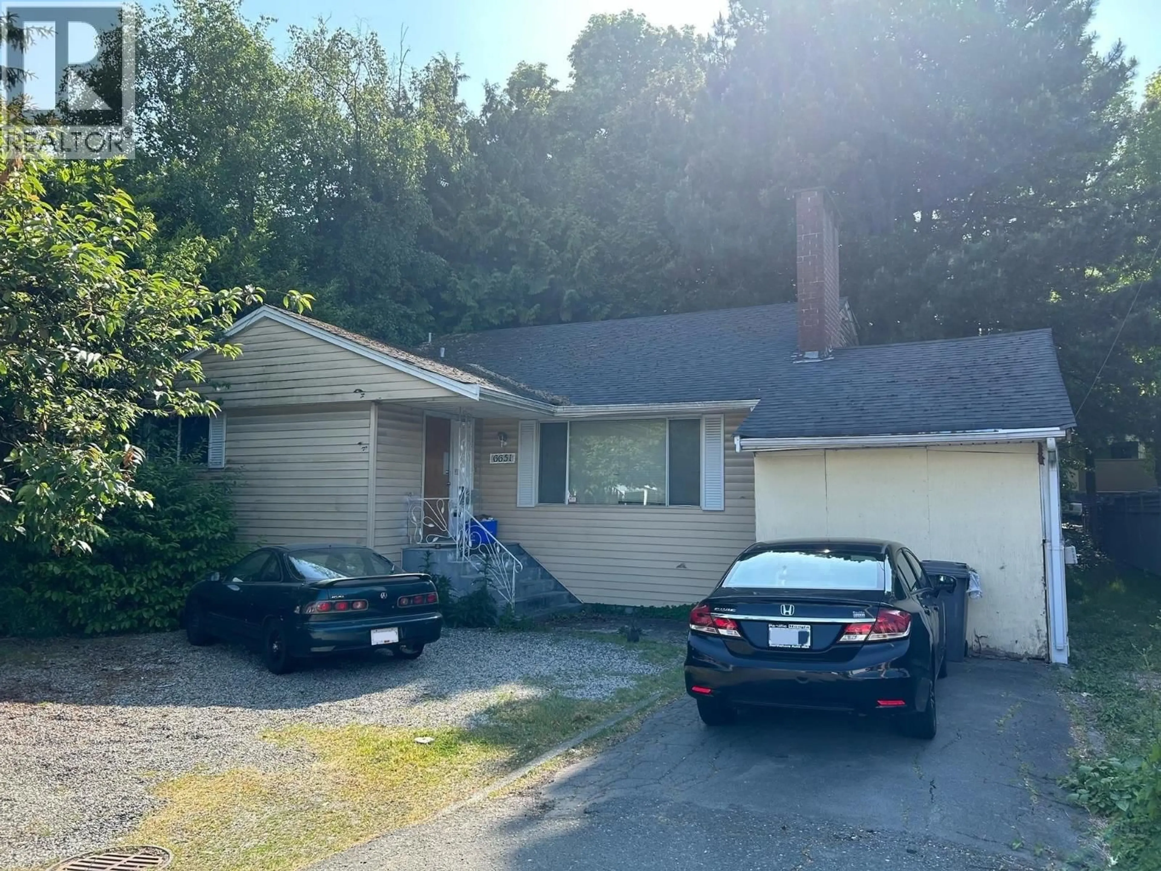 A pic from outside/outdoor area/front of a property/back of a property/a pic from drone, street for 6651 COONEY ROAD, Richmond British Columbia V6Y2J7